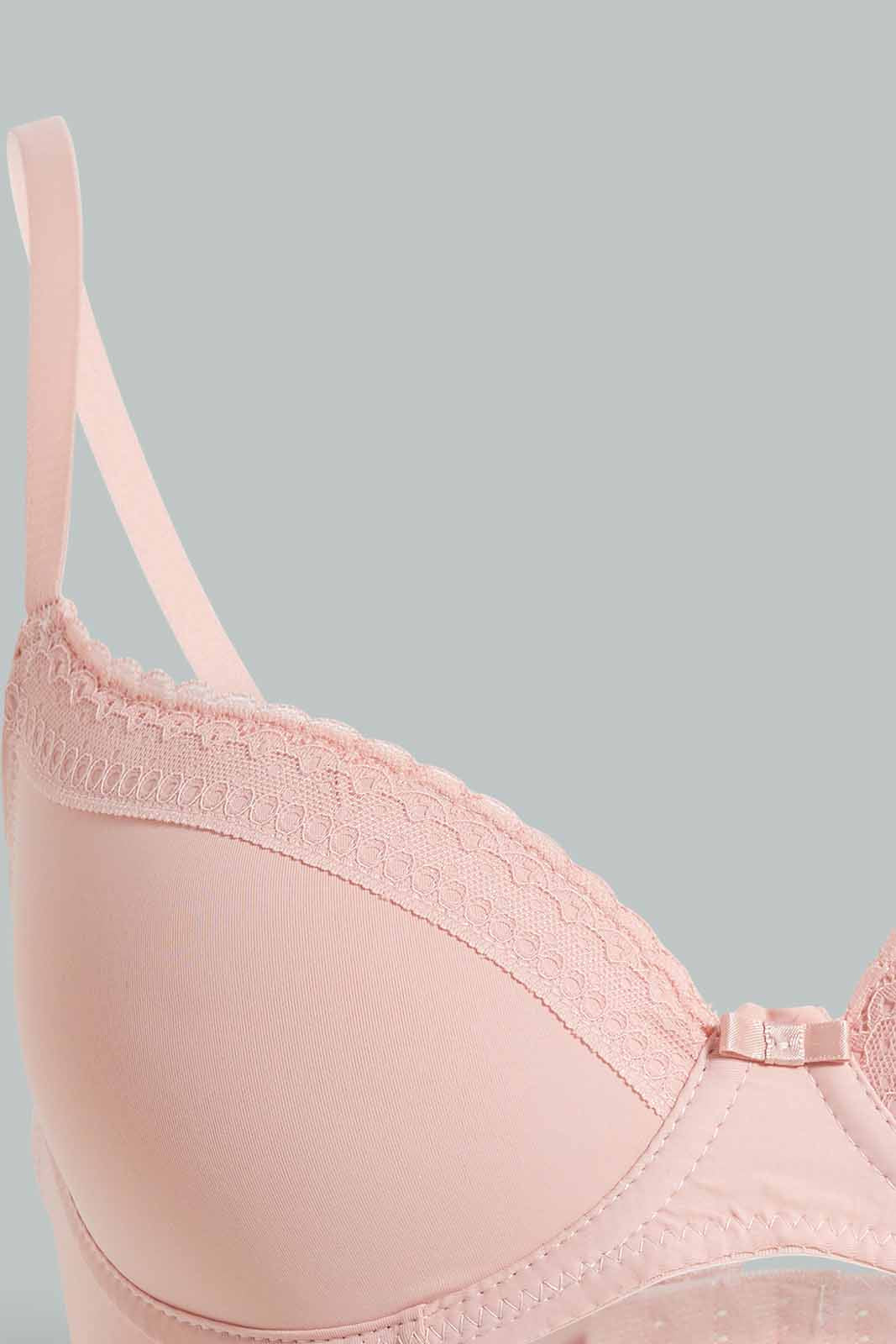 Redtag-Lad-2-Pack-Printed-T-Shirt-Bra-Category:Bras,-Colour:Assorted,-Deals:New-In,-Filter:Women's-Clothing,-New-In-Women-APL,-Non-Sale,-Section:Women,-W22O,-Women-Bras--