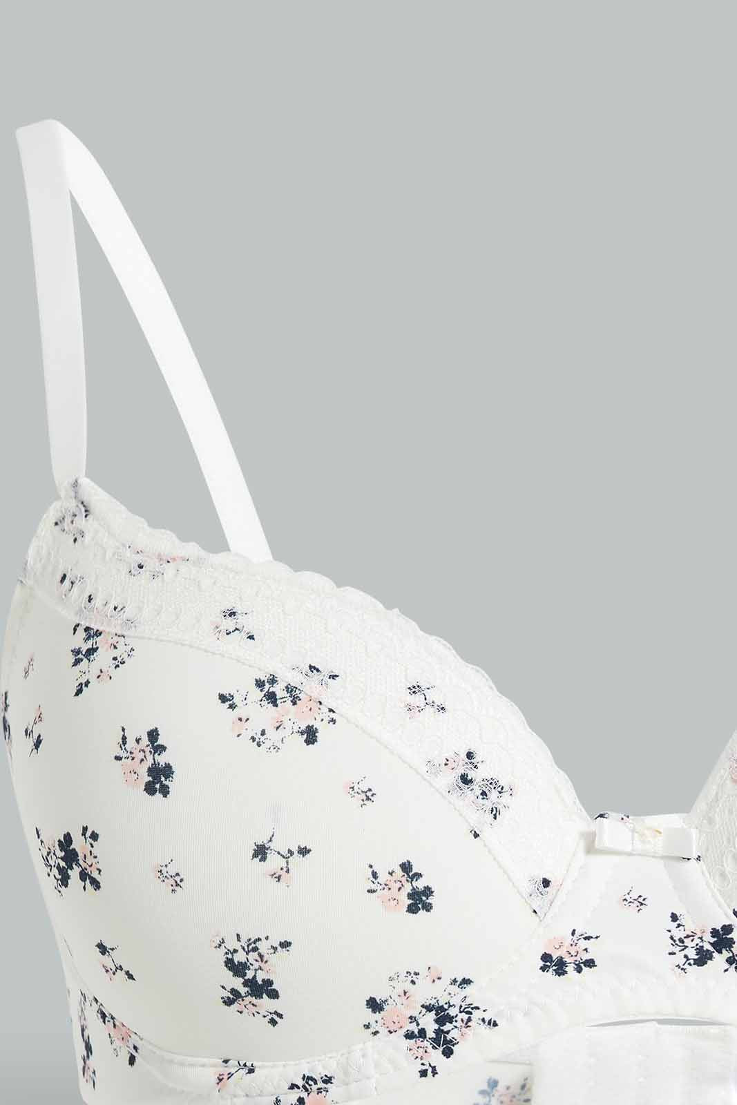 Redtag-Lad-2-Pack-Printed-T-Shirt-Bra-Category:Bras,-Colour:Assorted,-Deals:New-In,-Filter:Women's-Clothing,-New-In-Women-APL,-Non-Sale,-Section:Women,-W22O,-Women-Bras--