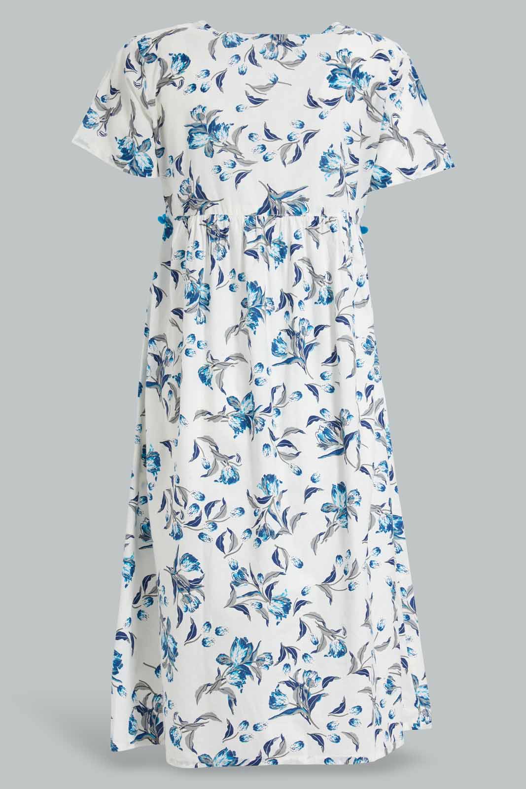 Redtag-Ivory-Printed-Nightgown-Category:Nightgowns,-Colour:Ivory,-Deals:New-In,-Filter:Women's-Clothing,-New-In-Women-APL,-Non-Sale,-S22D,-Section:Women,-Women-Nightgowns--