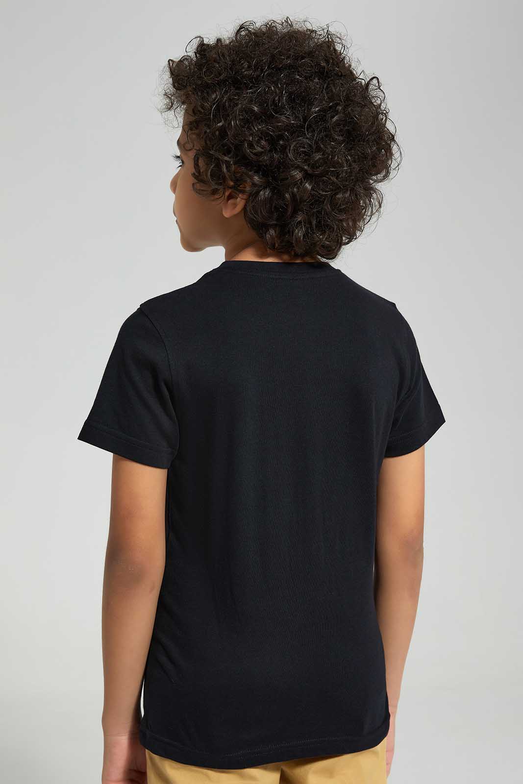 Redtag-Black-Spiderman-Graphic-Pocket-T-Shirt-BOY-T-Shirts,-Category:T-Shirts,-CHR,-Colour:Black,-Deals:New-In,-Filter:Boys-(2-to-8-Yrs),-New-In-BOY,-Non-Sale,-Section:Boys-(0-to-14Yrs),-TBL,-W22O-Boys-2 to 8 Years
