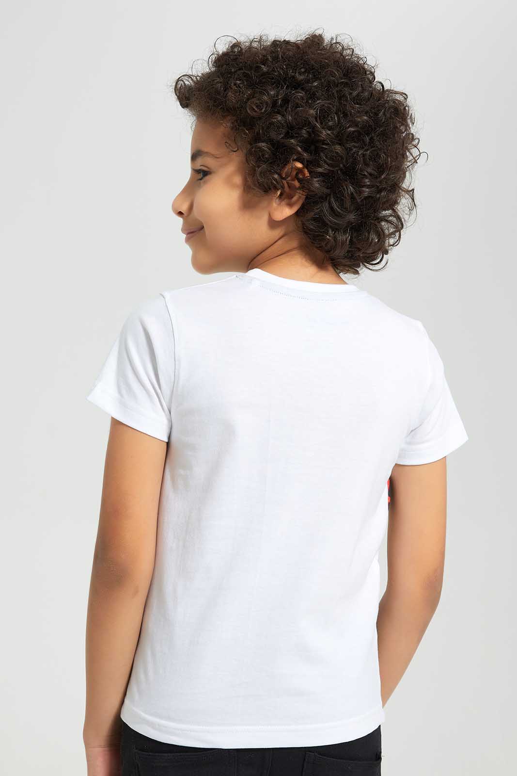 Redtag-White-Spiderman-Graphic-SS-T-Shirt-BOY-T-Shirts,-Category:T-Shirts,-CHR,-Colour:White,-Deals:New-In,-Filter:Boys-(2-to-8-Yrs),-New-In-BOY-APL,-Non-Sale,-Section:Boys-(0-to-14Yrs),-TBL,-W22O-Boys-2 to 8 Years