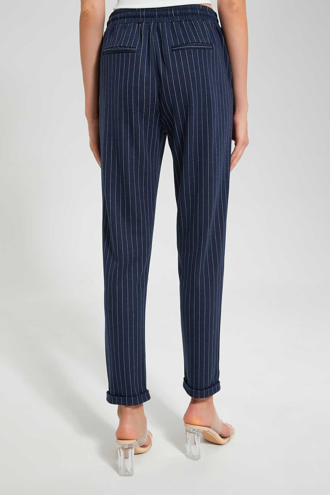 Redtag-Assorted-Skinny-Fit-Trouser-Category:Trousers,-Colour:Navy,-Deals:New-In,-Filter:Women's-Clothing,-LEC,-LEC-Trousers,-New-In-LEC,-Non-Sale,-Section:Women,-W22O-Women's-