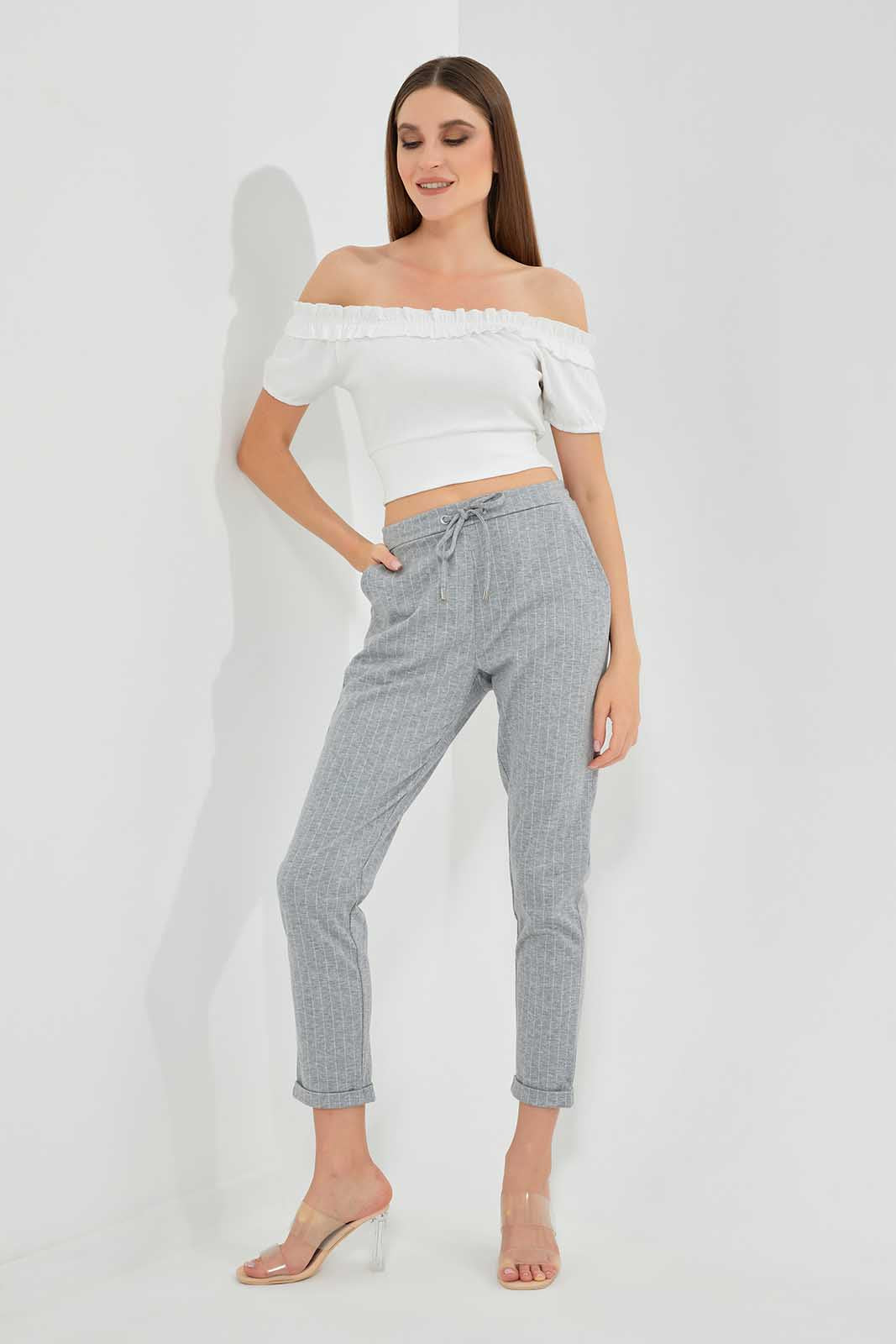 Redtag-Assorted-Skinny-Fit-Trouser-Category:Trousers,-Colour:Grey,-Deals:New-In,-Filter:Women's-Clothing,-LEC,-LEC-Trousers,-New-In-LEC,-Non-Sale,-Section:Women,-W22O-Women's-