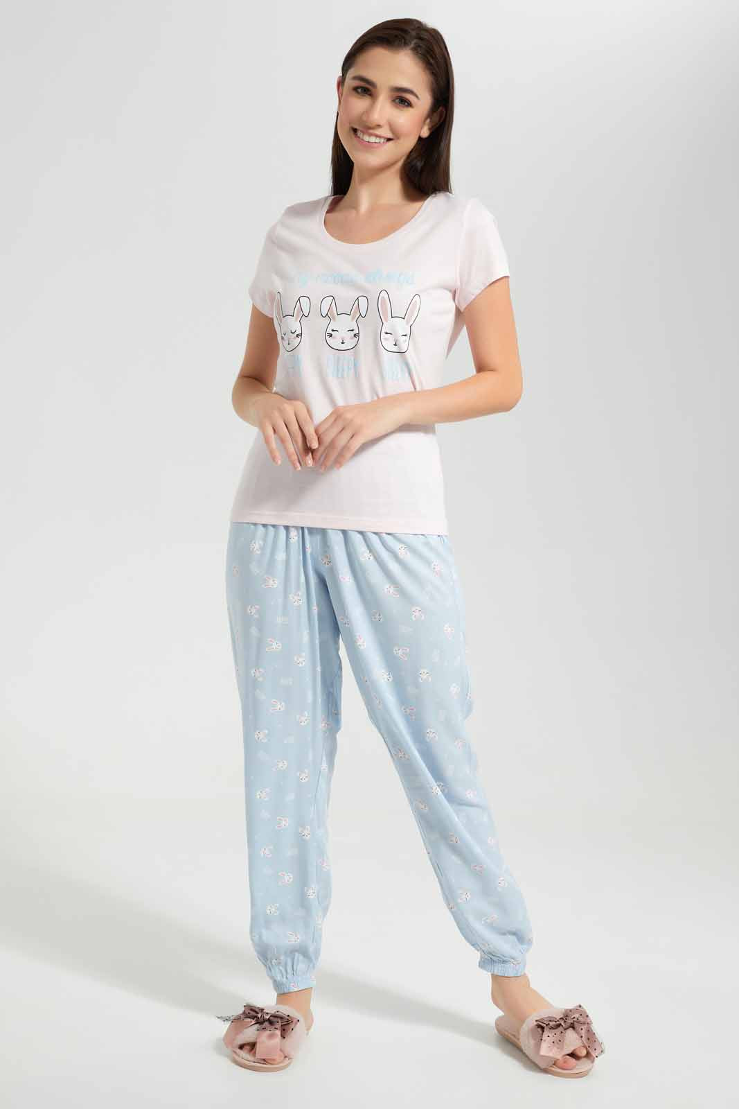 Redtag-Assorted-Printed-Pyjama-Set-Category:Pyjama-Sets,-Colour:Assorted,-Deals:New-In,-Filter:Women's-Clothing,-New-In-Women-APL,-Non-Sale,-Section:Women,-TBL,-W22O,-Women-Pyjama-Sets--