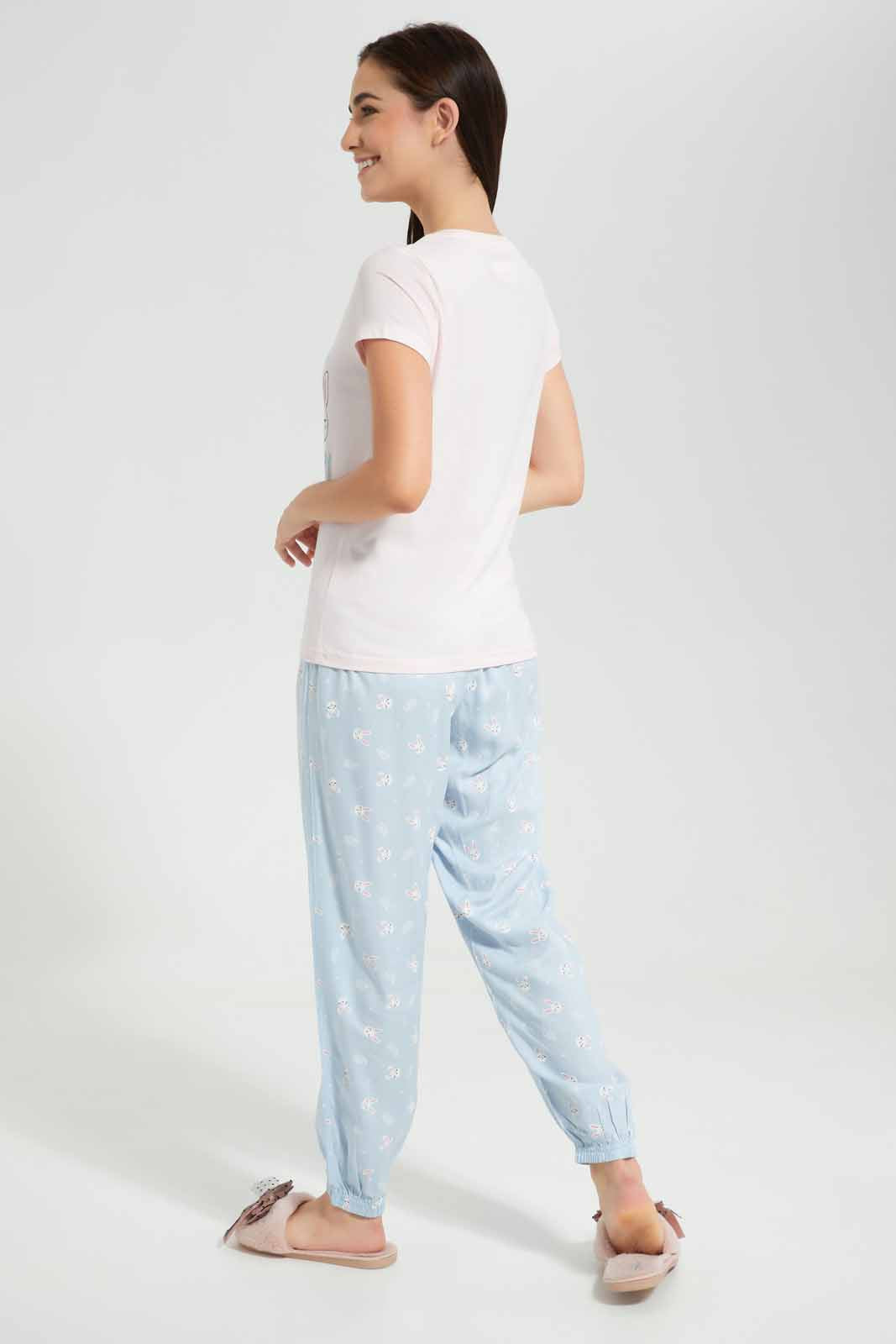 Redtag-Assorted-Printed-Pyjama-Set-Category:Pyjama-Sets,-Colour:Assorted,-Deals:New-In,-Filter:Women's-Clothing,-New-In-Women-APL,-Non-Sale,-Section:Women,-TBL,-W22O,-Women-Pyjama-Sets--