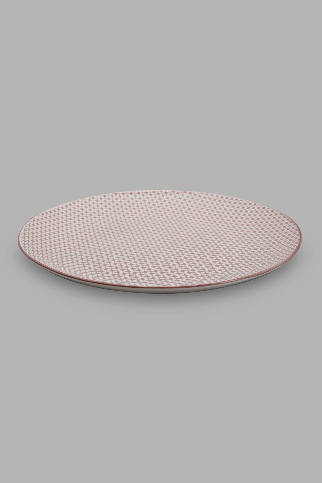 Redtag-Red-Geometric-Pad-Printing-Dinner-Set-(18Piece)-Category:Dinner-Sets,-Colour:Red,-Deals:New-In,-Filter:Home-Dining,-HMW-DIN-Crockery,-New-In-HMW-DIN,-Non-Sale,-Section:Homewares,-W22O-Home-Dining-
