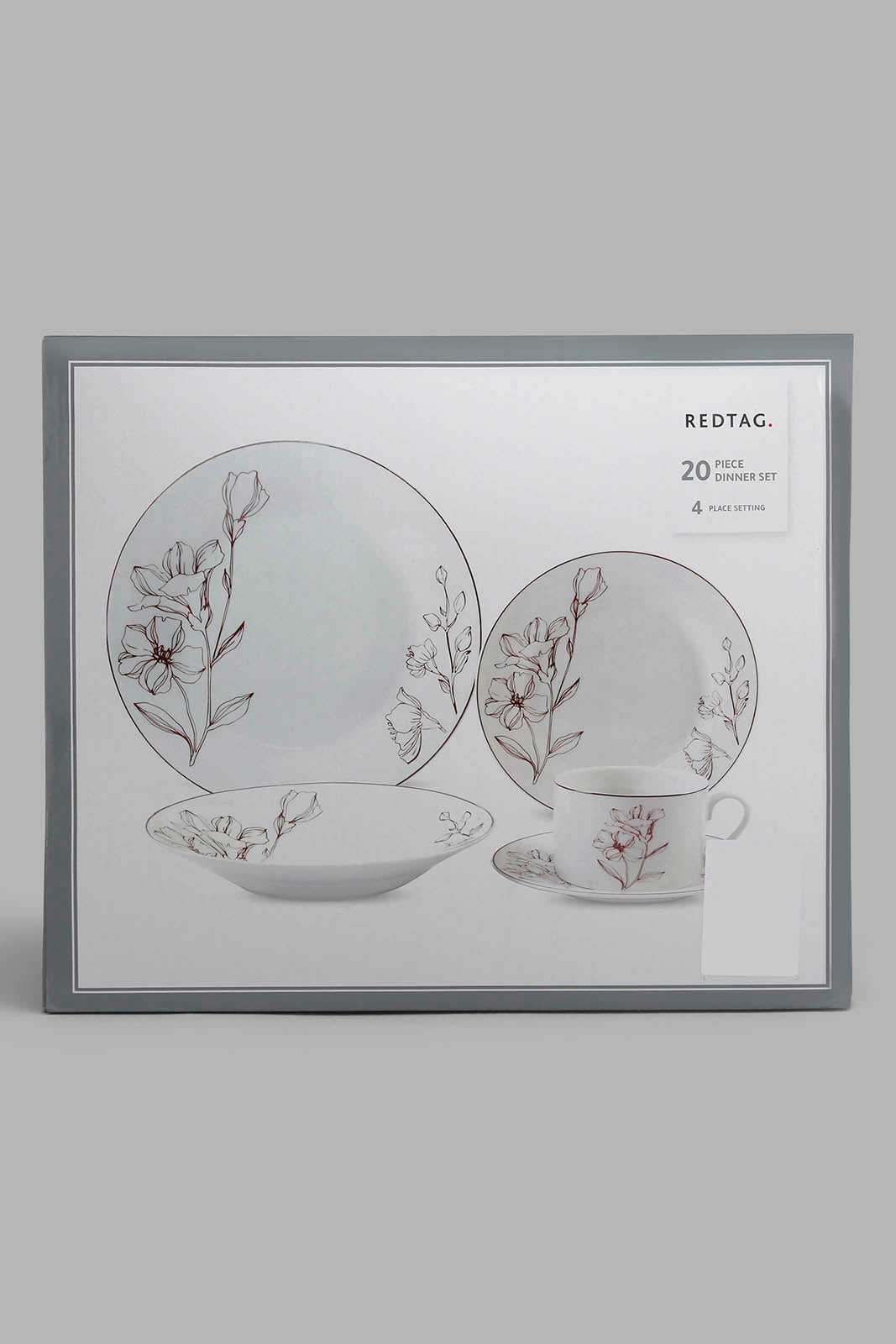 Redtag-Assorted-Floral-Design-Dinner-Set-(20-Piece)-Category:Dinner-Sets,-Colour:Assorted,-Deals:New-In,-Filter:Home-Dining,-Harmony,-HMW-DIN-Crockery,-New-In-HMW-DIN,-Non-Sale,-Section:Homewares,-W22O-Home-Dining-
