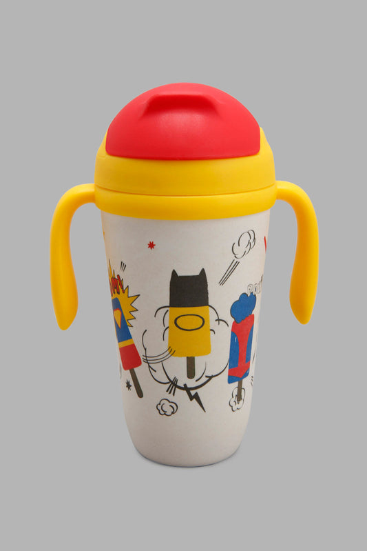 Redtag-Kids-Water-Bottle-Category:Crockery-Sets,-Colour:Yellow,-Deals:New-In,-Filter:Home-Dining,-HMW-DIN-Crockery,-New-In-HMW-DIN,-Non-Sale,-Section:Homewares,-W22A-Home-Dining-