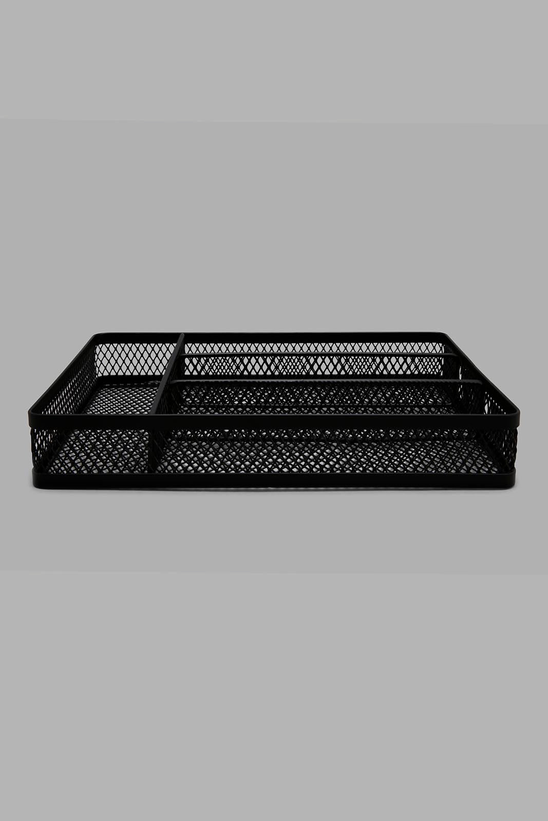Redtag-Black-Rectangle-Utensil-Holder-Category:Kitchen-Baskets,-Colour:Black,-Deals:New-In,-Filter:Home-Dining,-HMW-DIN-Kitchen-Accessories,-N/A,-New-In-HMW-DIN,-Non-Sale,-Section:Homewares,-W22A-Home-Dining-