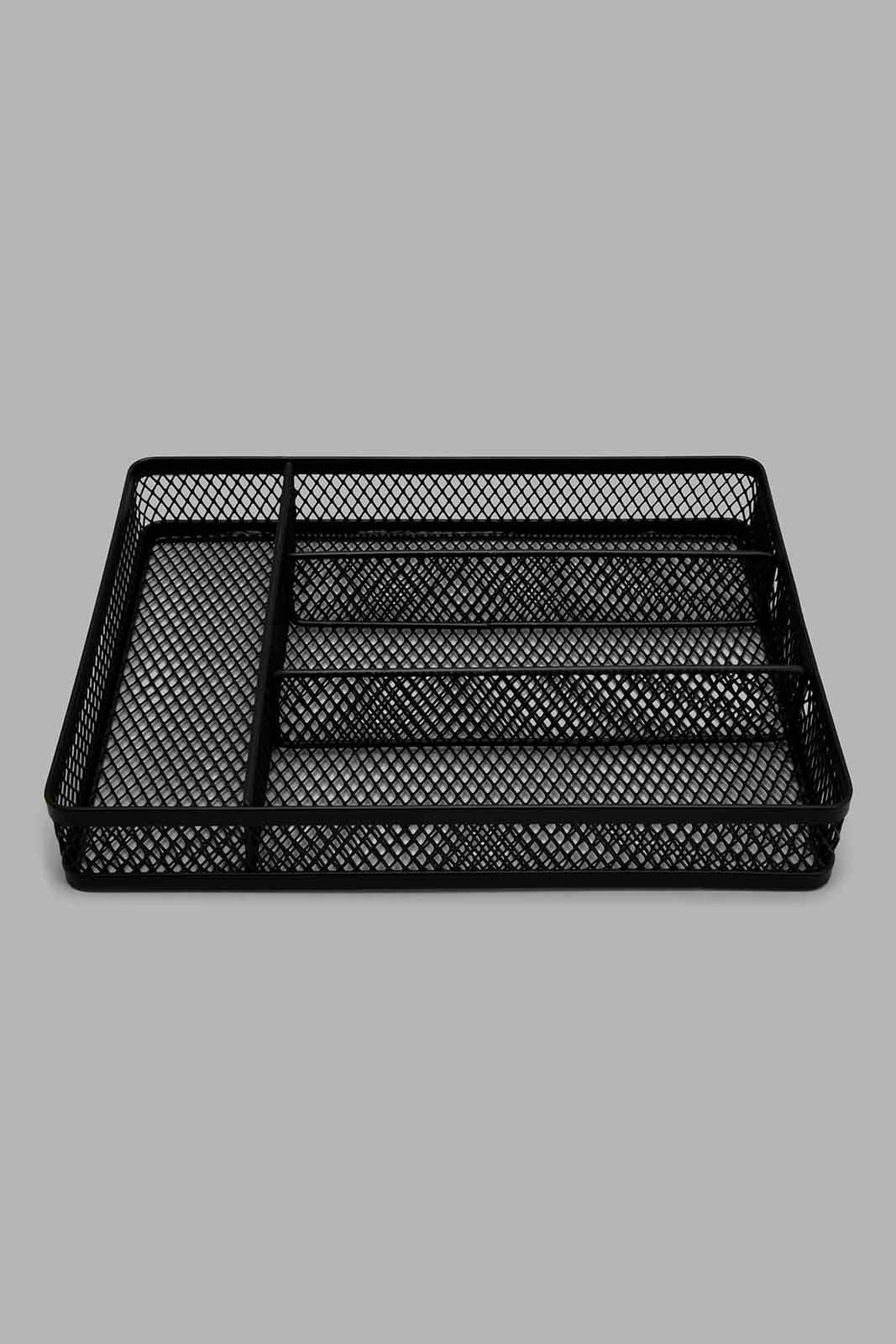 Redtag-Black-Rectangle-Utensil-Holder-Category:Kitchen-Baskets,-Colour:Black,-Deals:New-In,-Filter:Home-Dining,-HMW-DIN-Kitchen-Accessories,-N/A,-New-In-HMW-DIN,-Non-Sale,-Section:Homewares,-W22A-Home-Dining-
