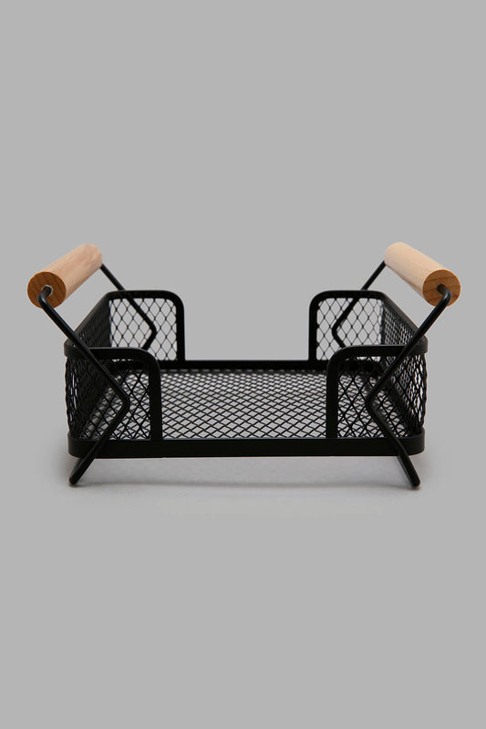 Redtag-Black-Napkin-Holder-Category:Napkins-&-Tissues,-Colour:Black,-Deals:New-In,-Filter:Home-Dining,-HMW-DIN-Kitchen-Accessories,-N/A,-New-In-HMW-DIN,-Non-Sale,-Section:Homewares,-W22A-Home-Dining-