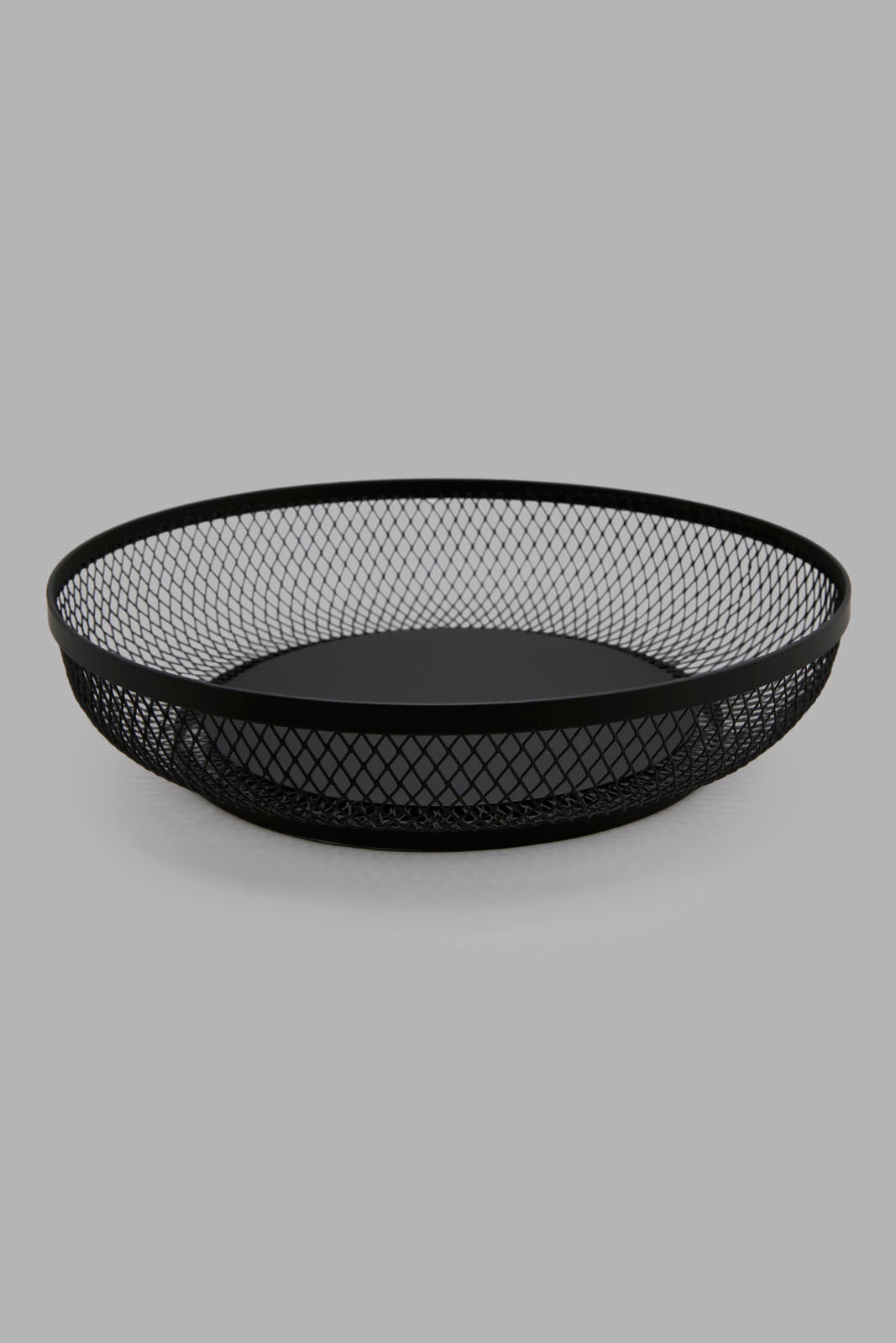 Redtag-Black-Round-Basket-Category:Kitchen-Baskets,-Colour:Black,-Deals:New-In,-Filter:Home-Dining,-HMW-DIN-Kitchen-Accessories,-N/A,-New-In-HMW-DIN,-Non-Sale,-Section:Homewares,-W22A-Home-Dining-