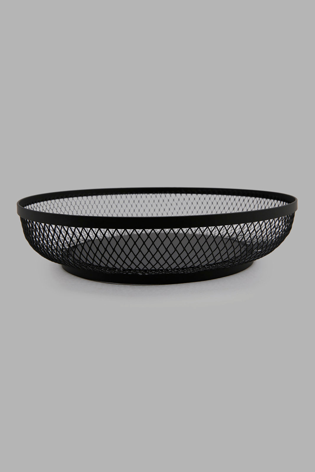 Redtag-Black-Round-Basket-Category:Kitchen-Baskets,-Colour:Black,-Deals:New-In,-Filter:Home-Dining,-HMW-DIN-Kitchen-Accessories,-N/A,-New-In-HMW-DIN,-Non-Sale,-Section:Homewares,-W22A-Home-Dining-