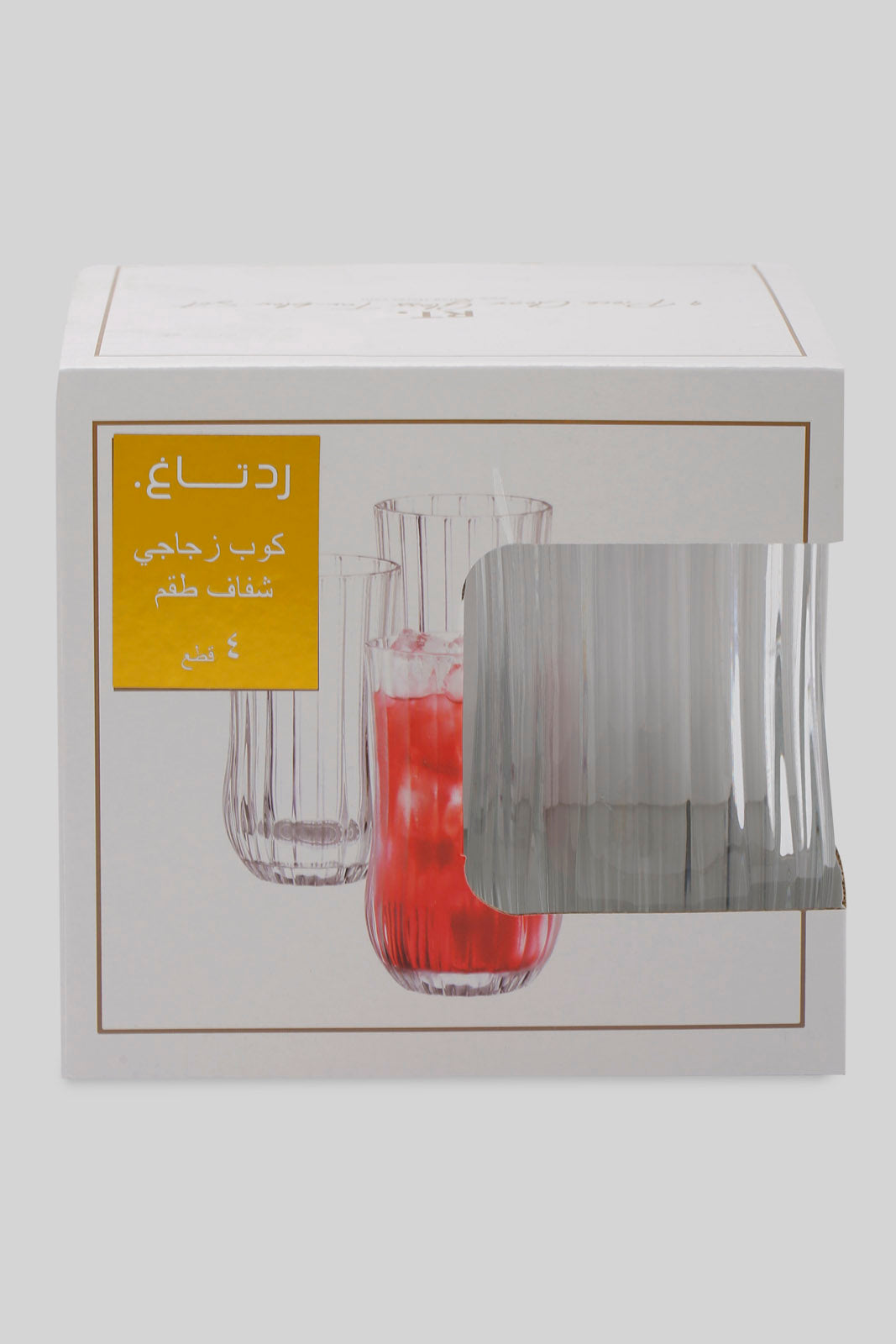 Redtag-Clear-Glass-Tumbler-(4-Piece)-Category:Glasses,-Colour:,-Deals:New-In,-Filter:Home-Dining,-HMW-DIN-Drinkware,-New-In-HMW-DIN,-Non-Sale,-Section:Homewares,-W22B-Home-Dining-