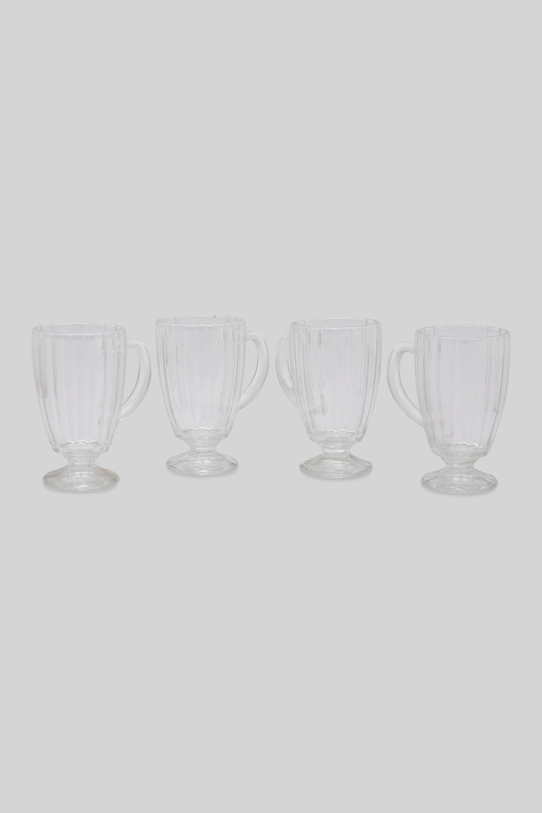 Redtag-Clear-Glass-Mug-(4-Piece)-Category:Glasses,-Colour:,-Deals:New-In,-Filter:Home-Dining,-HMW-DIN-Drinkware,-New-In-HMW-DIN,-Non-Sale,-Section:Homewares,-W22B-Home-Dining-