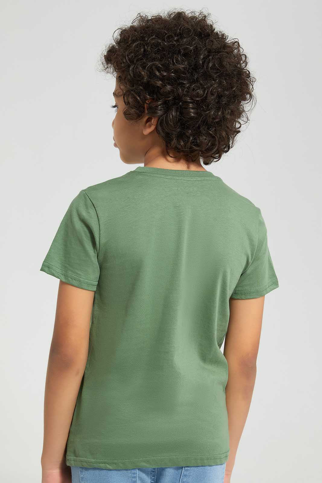 Redtag-Green-Aligator-Print-Pocket-SS-T-Shirt-BOY-T-Shirts,-Category:T-Shirts,-Colour:Green,-Deals:New-In,-Filter:Boys-(2-to-8-Yrs),-New-In-BOY,-Non-Sale,-Section:Boys-(0-to-14Yrs),-TBL,-W22O-Boys-2 to 8 Years