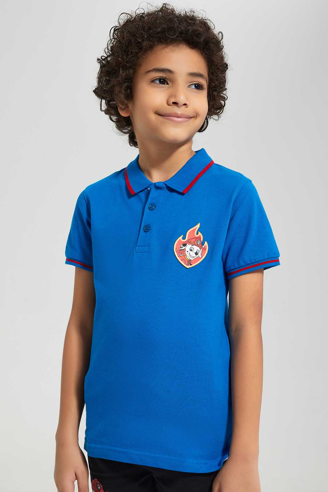 Redtag-Blue-Paw-Patrol-Polo-T-Shirt-BOY-Polo-T-Shirts,-Category:Polo-T-Shirts,-CHR,-Colour:Blue,-Deals:New-In,-Filter:Boys-(2-to-8-Yrs),-New-In-BOY,-Non-Sale,-Section:Boys-(0-to-14Yrs),-TBL,-W22O-Boys-2 to 8 Years