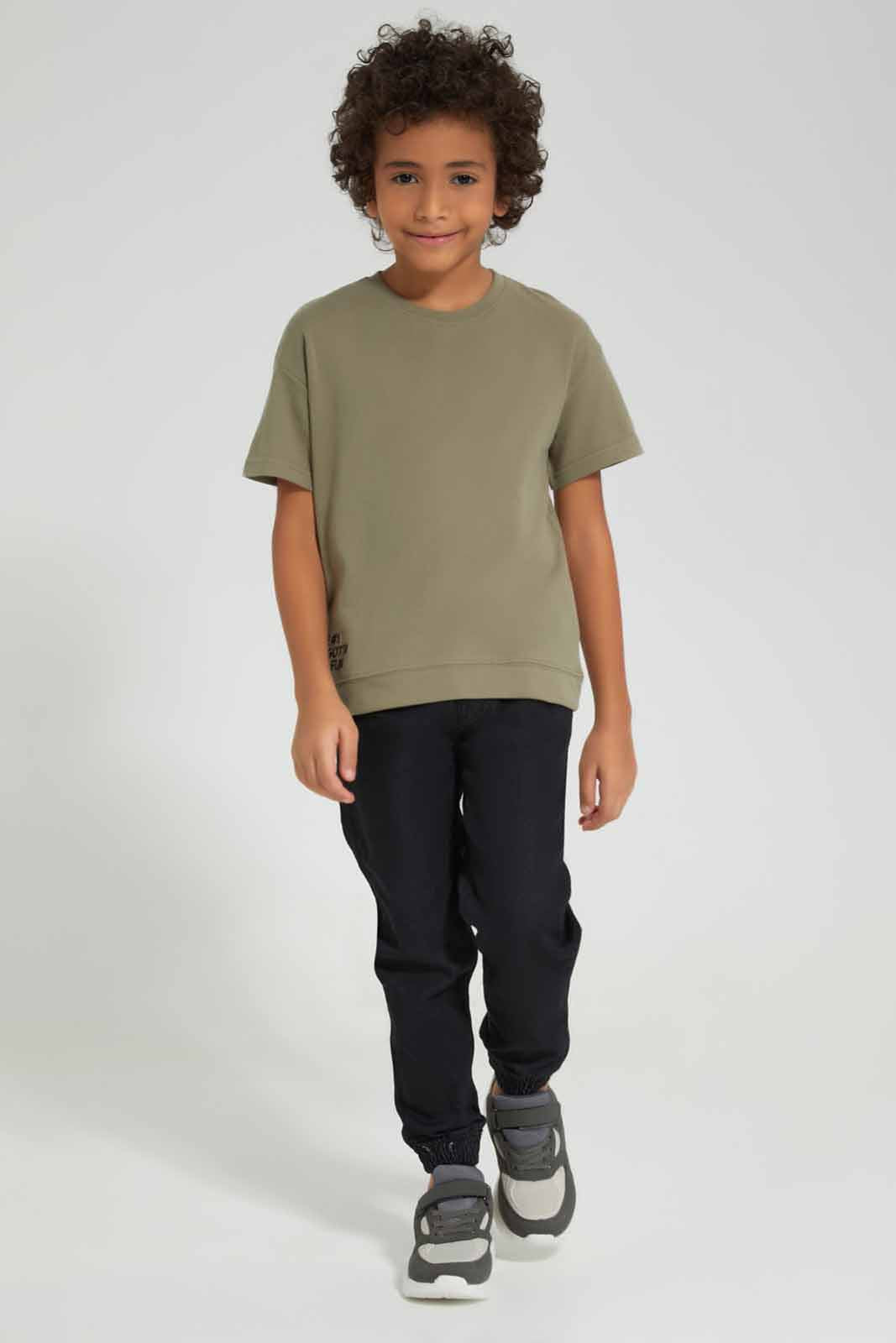 Redtag-Black-Elasticated-Waist-Jogger-Jean-BOY-Jeans,-Category:Jeans,-Colour:Black,-Deals:New-In,-Filter:Boys-(2-to-8-Yrs),-FIT-WALL-(FTW),-New-In-BOY-APL,-Non-Sale,-Section:Boys-(0-to-14Yrs),-W22O-Boys-2 to 8 Years