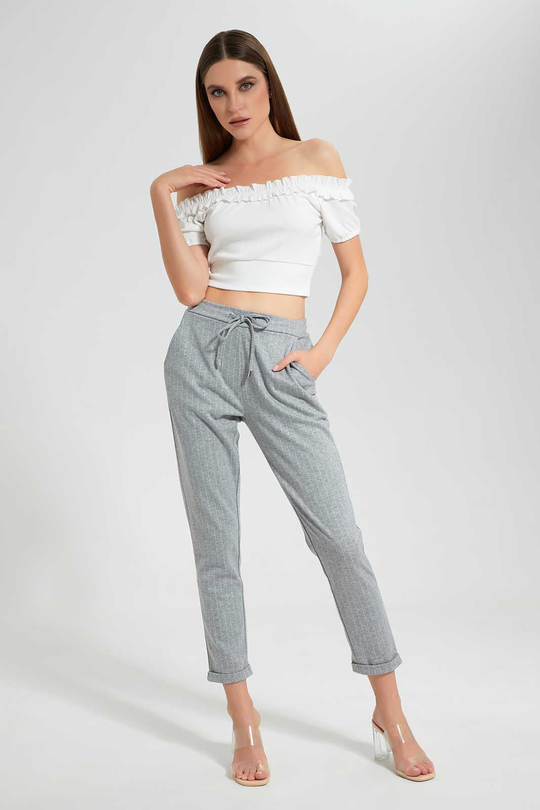 Redtag-White-Off-Shoulder-Crop-Top-Category:Tops,-Colour:White,-Deals:New-In,-Filter:Women's-Clothing,-LEC,-LEC-Tops,-New-In-LEC,-Non-Sale,-Section:Women,-W22O-Women's-