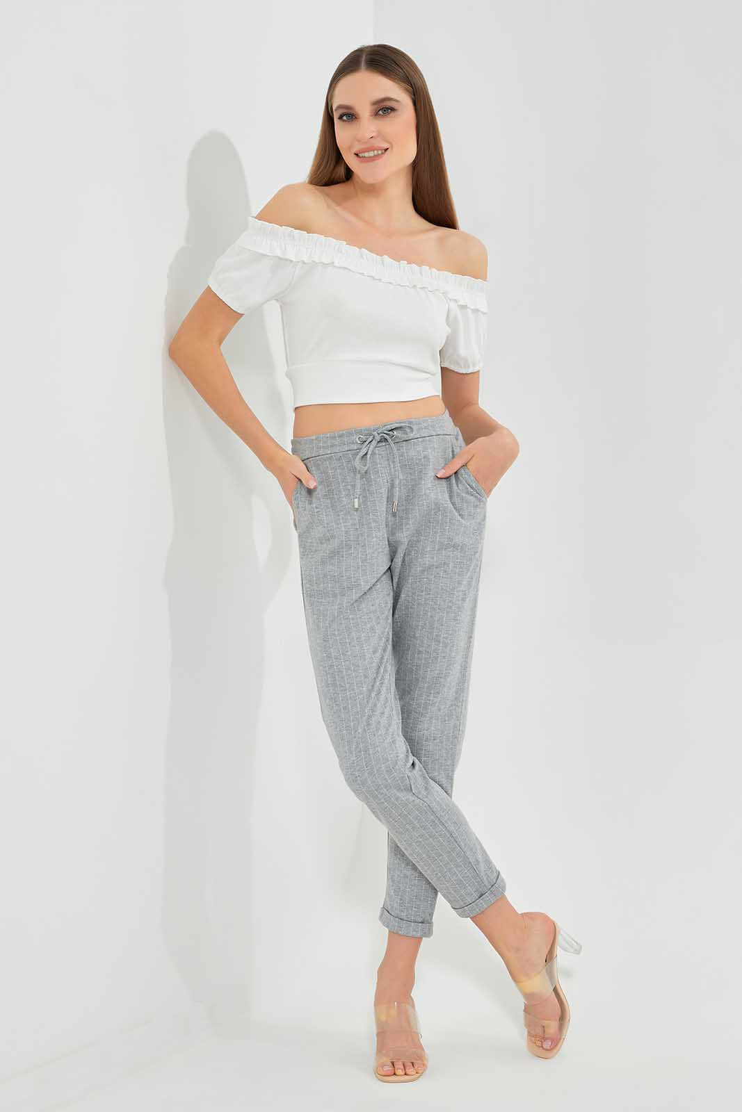 Redtag-White-Off-Shoulder-Crop-Top-Category:Tops,-Colour:White,-Deals:New-In,-Filter:Women's-Clothing,-LEC,-LEC-Tops,-New-In-LEC,-Non-Sale,-Section:Women,-W22O-Women's-