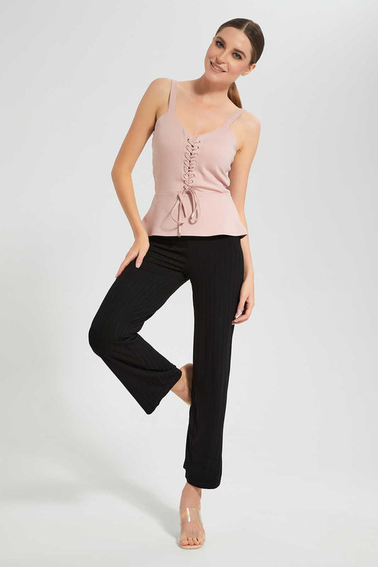 Redtag-Assorted-Eyelet-Sleeveless-Top-Category:Tops,-Colour:Apricot,-Deals:New-In,-Filter:Women's-Clothing,-LEC,-LEC-Tops,-New-In-LEC,-Non-Sale,-Section:Women,-W22O-Women's-