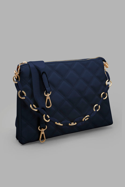 Redtag-Navy-Cross-Body-Bag-Category:Bags,-Colour:Navy,-Filter:Women's-Accessories,-New-In,-New-In-Women-ACC,-Non-Sale,-Section:Women,-W22O,-Women-Bags-Women-