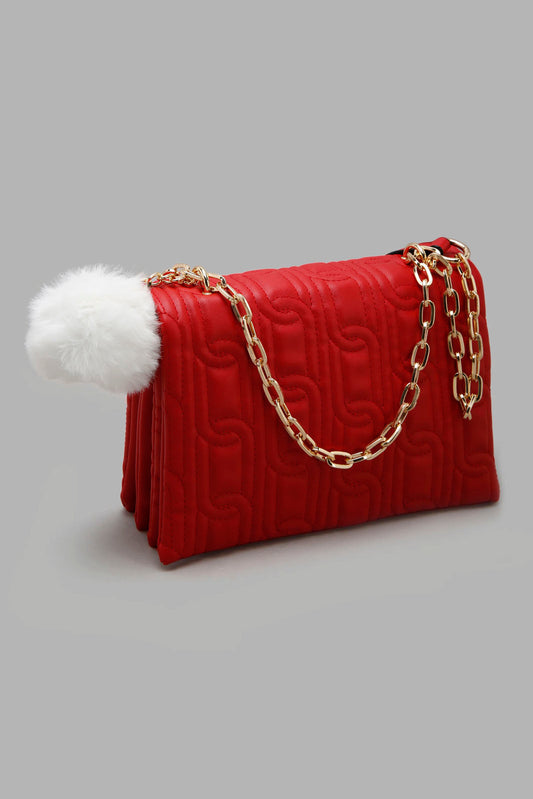 Redtag-Maroon-Cross-Body-Bag-Category:Bags,-Colour:Red,-Filter:Women's-Accessories,-New-In,-New-In-Women-ACC,-Non-Sale,-Section:Women,-W22O,-Women-Bags-Women-
