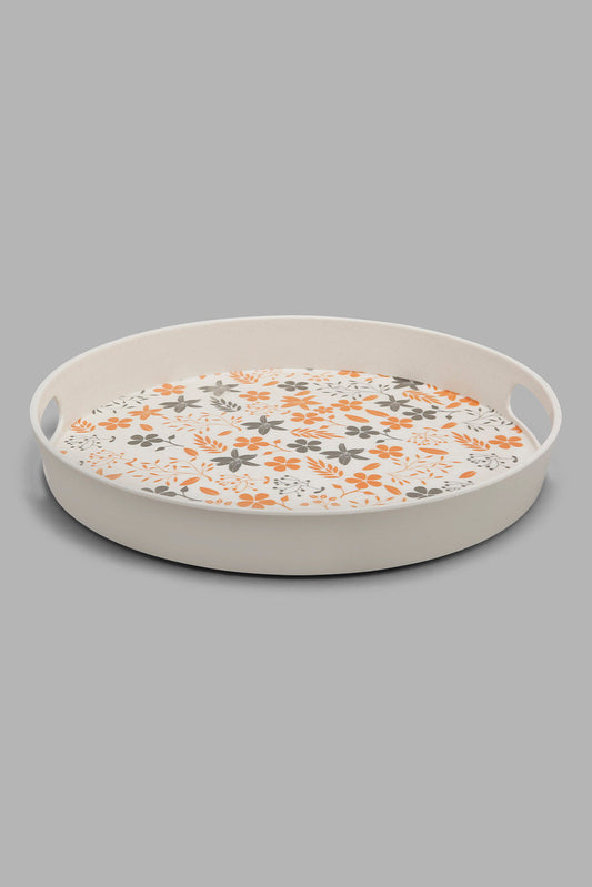 Redtag-Multicolour-Lefe-Bamboo-Round-Tray-Category:Trays,-Colour:Multicolour,-Deals:New-In,-Filter:Home-Dining,-Harmony,-HMW-DIN-Serveware,-New-In-HMW-DIN,-Non-Sale,-Section:Homewares,-W22A-Home-Dining-