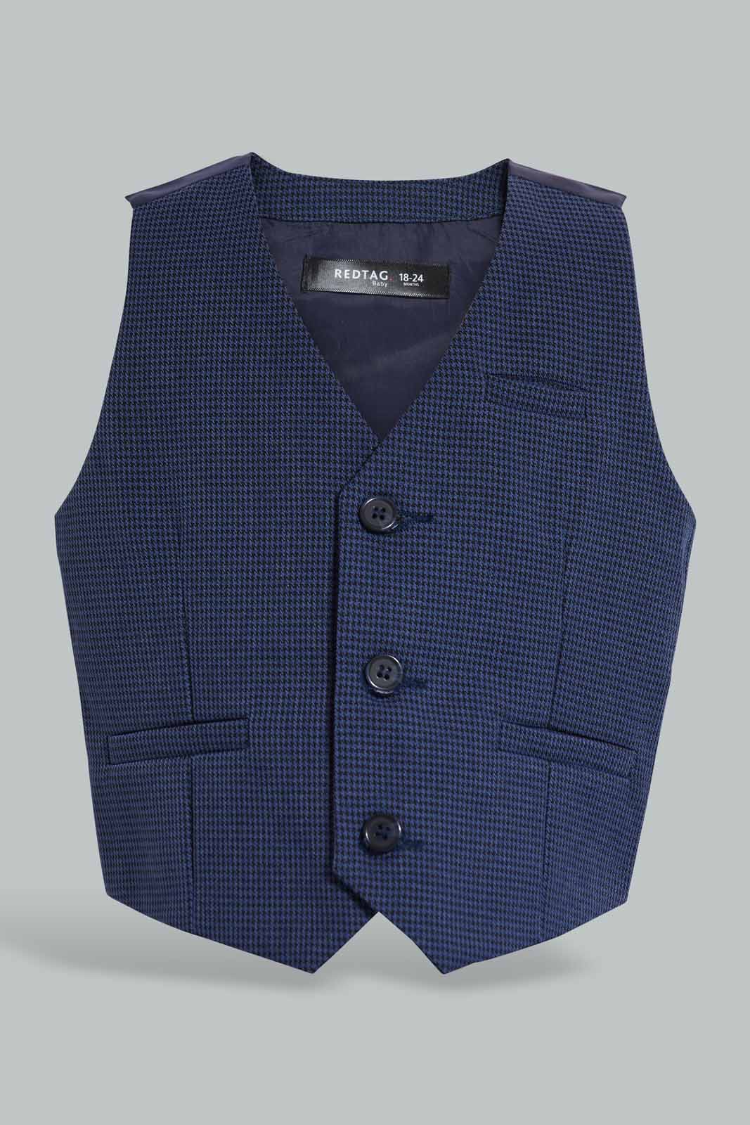 Redtag-Navy-Vestcoat-W/-Sku-Blue-L/S-Shirt-Category:Sets,-Colour:Navy,-Deals:New-In,-EID,-Filter:Infant-Boys-(3-to-24-Mths),-INB-Sets,-New-In-INB-APL,-Non-Sale,-Section:Boys-(0-to-14Yrs),-W22O-Infant-Boys-3 to 24 Months