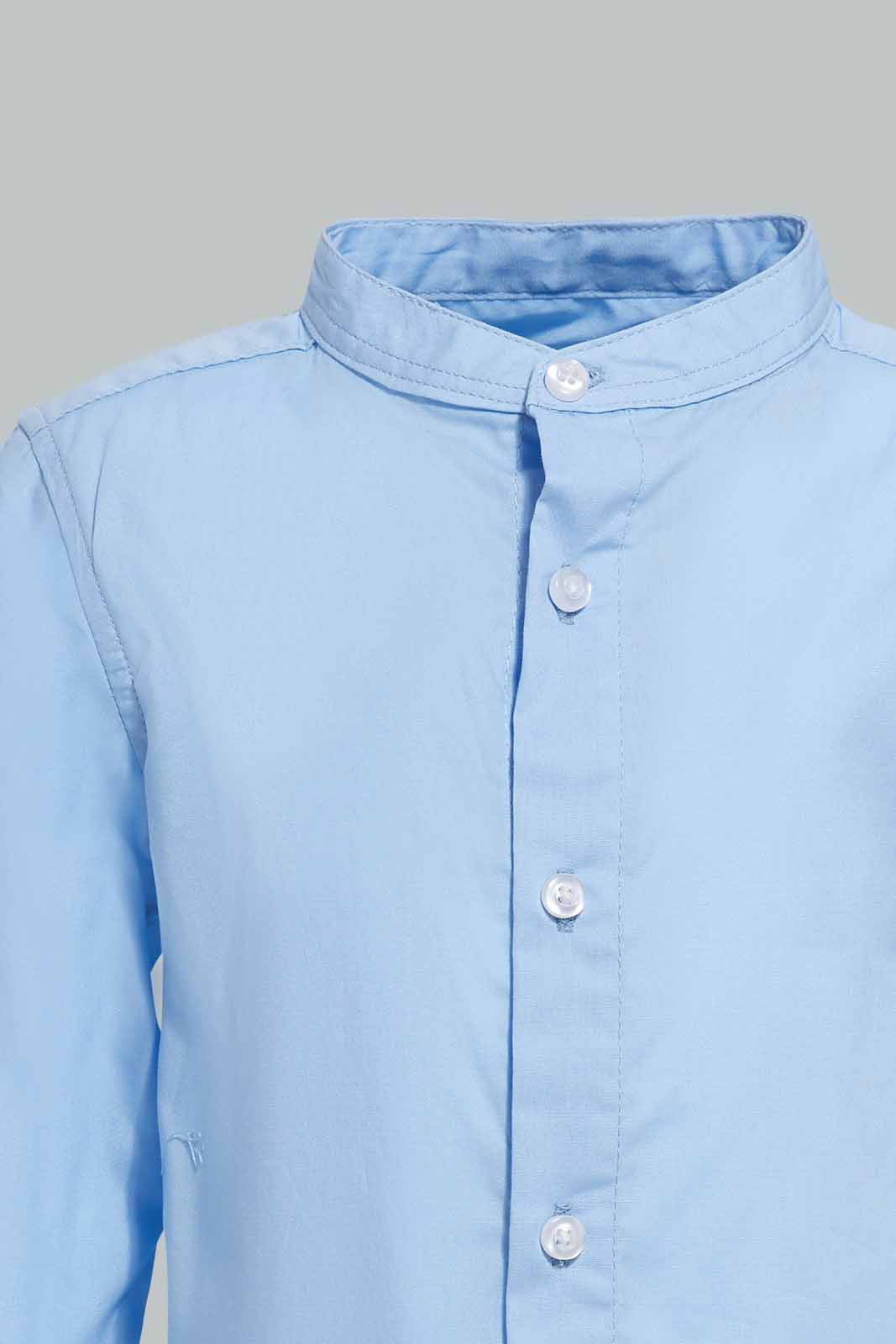 Redtag-Navy-Vestcoat-W/-Sku-Blue-L/S-Shirt-Category:Sets,-Colour:Navy,-Deals:New-In,-EID,-Filter:Infant-Boys-(3-to-24-Mths),-INB-Sets,-New-In-INB-APL,-Non-Sale,-Section:Boys-(0-to-14Yrs),-W22O-Infant-Boys-3 to 24 Months