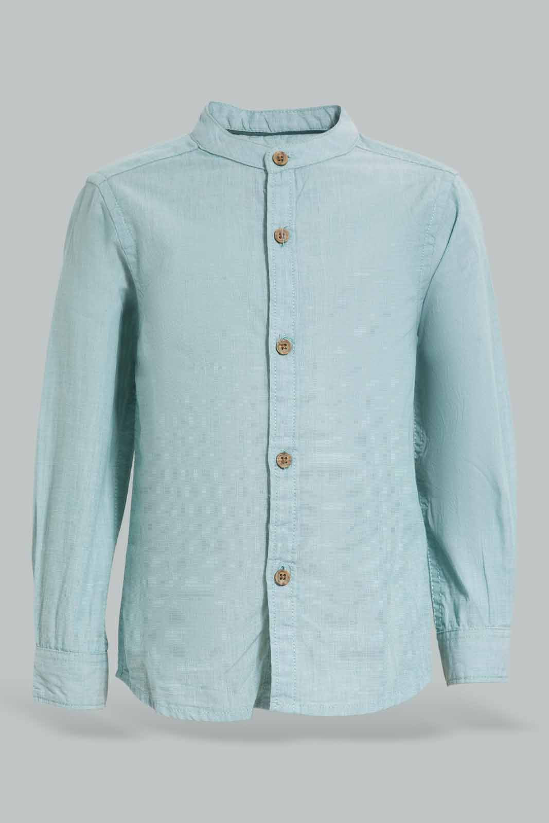Redtag-Blue-Shirts-With-Navy-Check-Short-Set-With-Suspender-(2-Pcs-Set)-Category:Sets,-Colour:Blue,-Deals:New-In,-EID,-Filter:Infant-Boys-(3-to-24-Mths),-INB-Sets,-New-In-INB-APL,-Non-Sale,-Section:Boys-(0-to-14Yrs),-W22O-Infant-Boys-3 to 24 Months