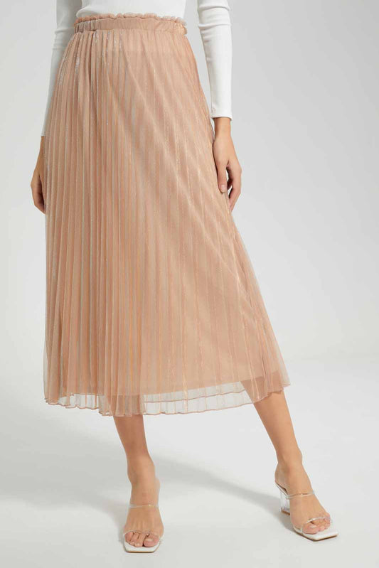 Redtag-Black-Plisse-Maxi-Skirt-Category:Skirts,-Colour:Black,-Deals:New-In,-Filter:Women's-Clothing,-New-In-Women-APL,-Non-Sale,-Section:Women,-W22O,-Women-Skirts-Women's-
