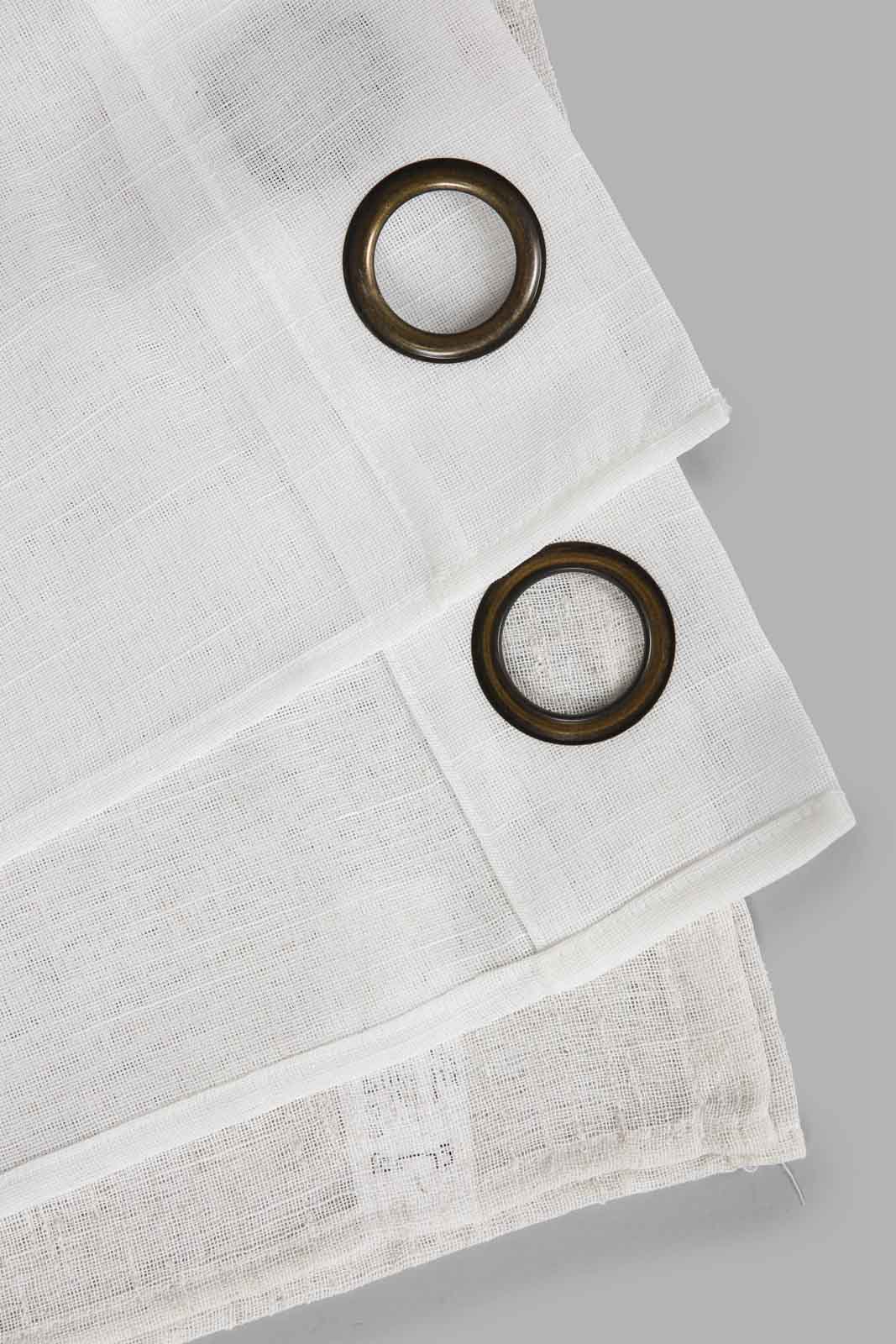 Redtag-Ivory-1-Piece-Sheer-Curtain-Category:Curtains,-Colour:Ivory,-Deals:New-In,-Filter:Home-Bedroom,-HMW-BED-Curtains,-New-In-HMW-BED,-Non-Sale,-Section:Homewares,-W22O-Home-Bedroom-