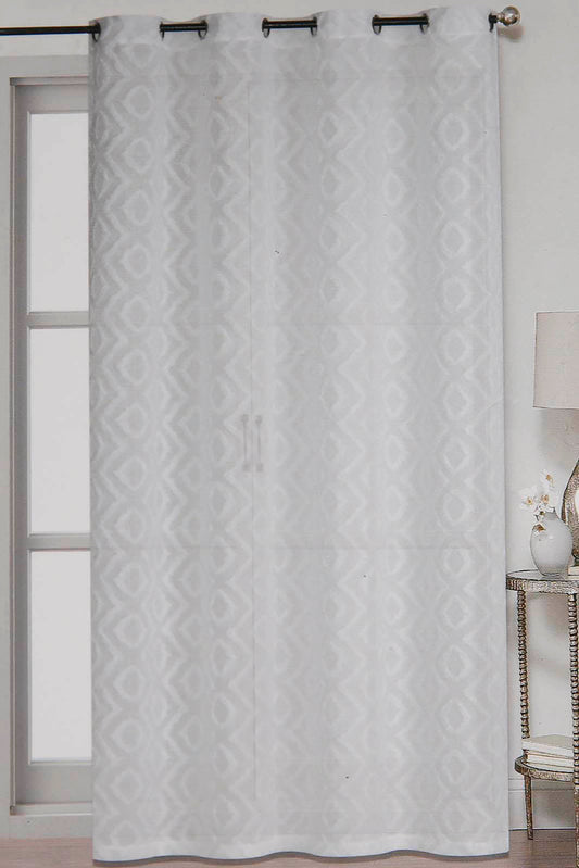 Redtag-Beige-1-Piece-Clipped-Sheer-Curtain-Category:Curtains,-Colour:Beige,-Deals:New-In,-Filter:Home-Bedroom,-HMW-BED-Curtains,-New-In-HMW-BED,-Non-Sale,-Section:Homewares,-W22O-Home-Bedroom-