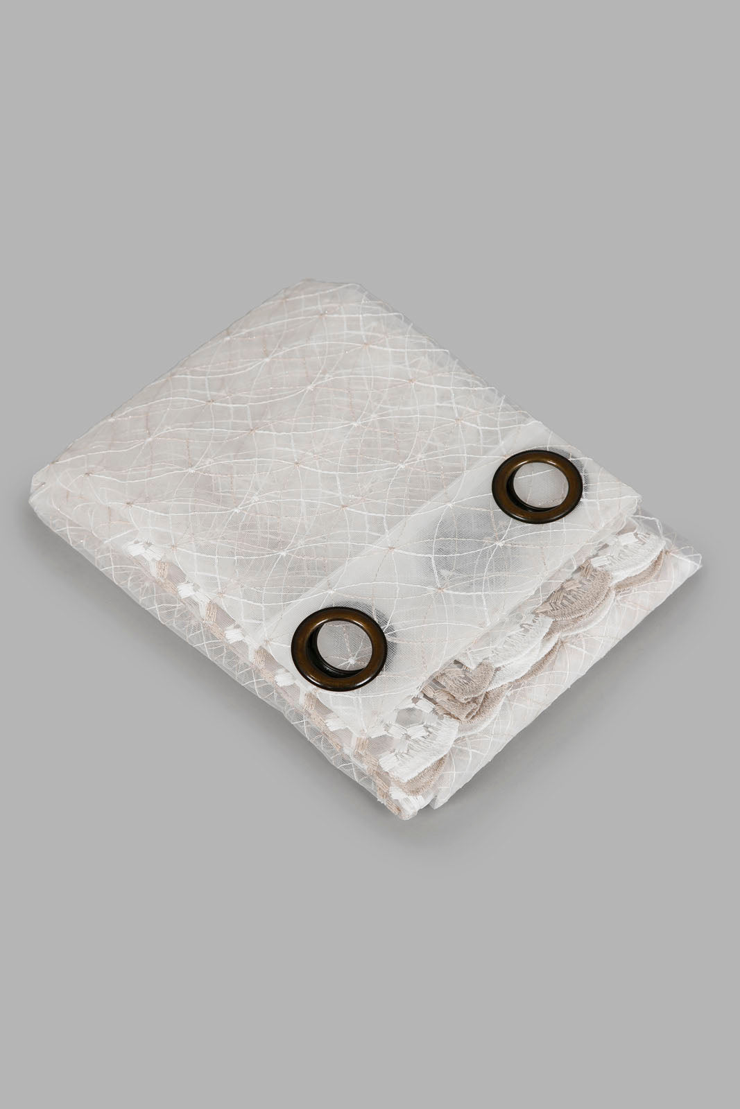 Redtag-Beige-1-Piece-Sheer-Curtain-Category:Curtains,-Colour:Beige,-Deals:New-In,-Filter:Home-Bedroom,-HMW-BED-Curtains,-New-In-HMW-BED,-Non-Sale,-Section:Homewares,-W22O-Home-Bedroom-