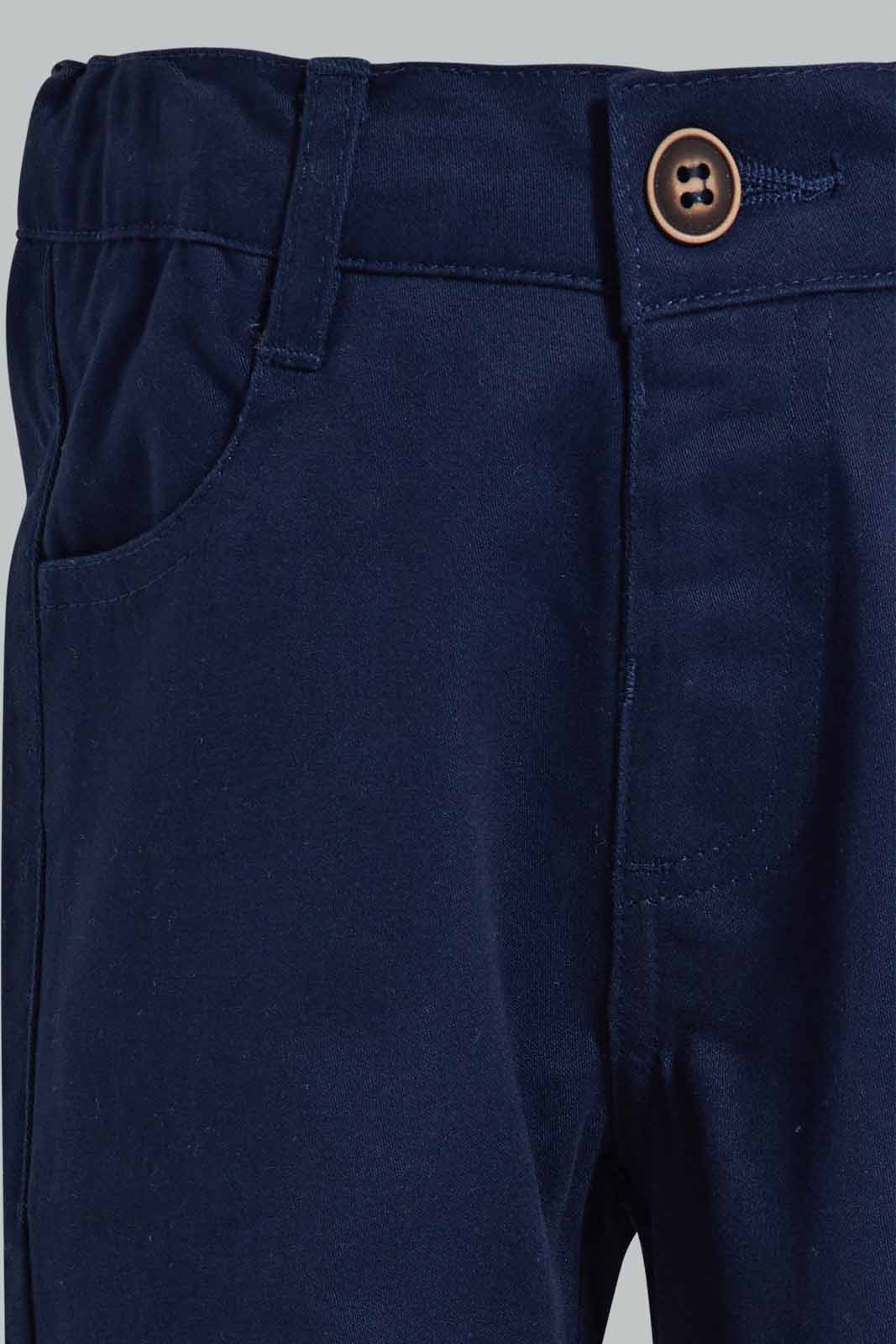 Redtag-Navy-Chino-Category:Trousers,-Colour:Navy,-Deals:New-In,-EID,-Filter:Infant-Boys-(3-to-24-Mths),-INB-Trousers,-New-In-INB-APL,-Non-Sale,-Section:Boys-(0-to-14Yrs),-W22O-Infant-Boys-3 to 24 Months