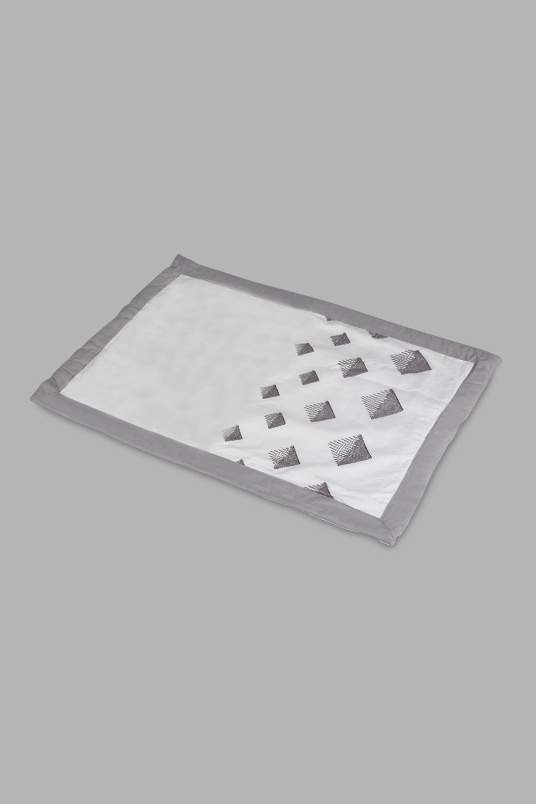 Redtag-Grey-7-Piece-Geometric-Embroidery-Comforter-Set-(King-Size)-Category:Comforters,-Colour:Grey,-Deals:New-In,-Filter:Home-Bedroom,-HMW-BED-Comforters,-New-In-HMW-BED,-Non-Sale,-Section:Homewares,-W22A-Home-Bedroom-