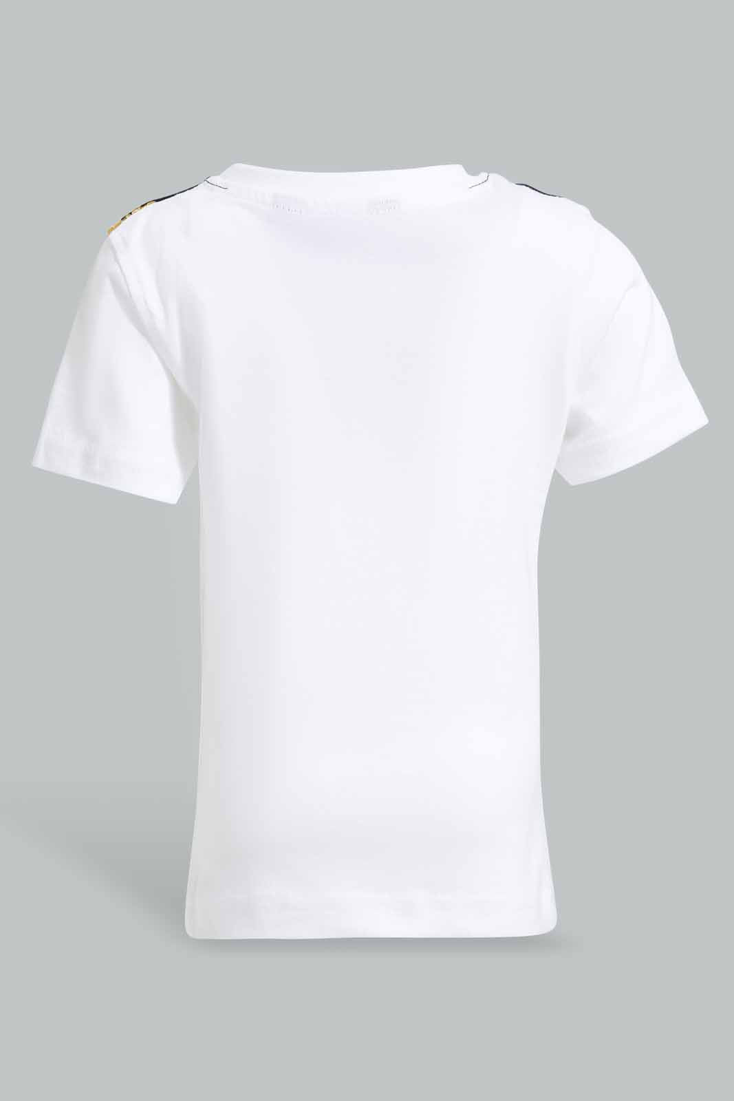 Redtag-White-And-Black-Foil-Printed-Set-(-2-Pcs-Set-)-Category:Sets,-Colour:White,-Deals:New-In,-Filter:Infant-Boys-(3-to-24-Mths),-INB-Sets,-New-In-INB-APL,-Non-Sale,-Section:Boys-(0-to-14Yrs),-W22O-Infant-Boys-3 to 24 Months