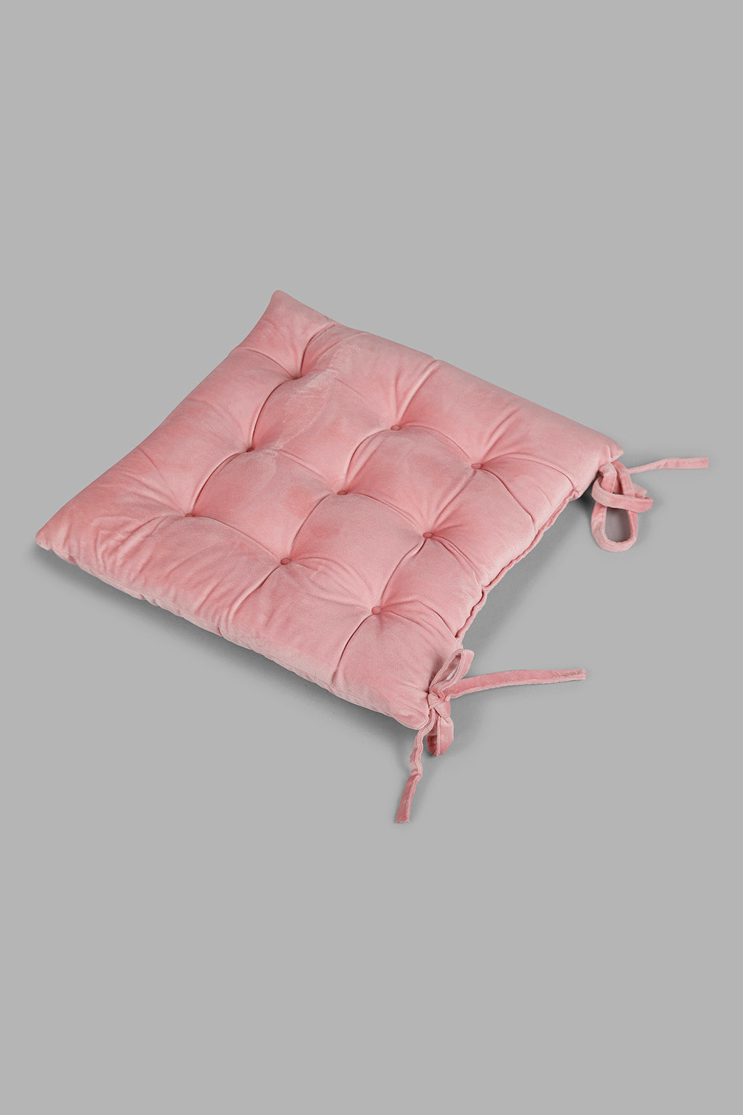 Redtag-Pink-Velvet-Chair-Pad-Category:Cushions,-Colour:Pink,-Deals:New-In,-Filter:Home-Bedroom,-HMW-BED-Cushions,-New-In-HMW-BED,-Non-Sale,-Section:Homewares,-W22A-Home-Bedroom-