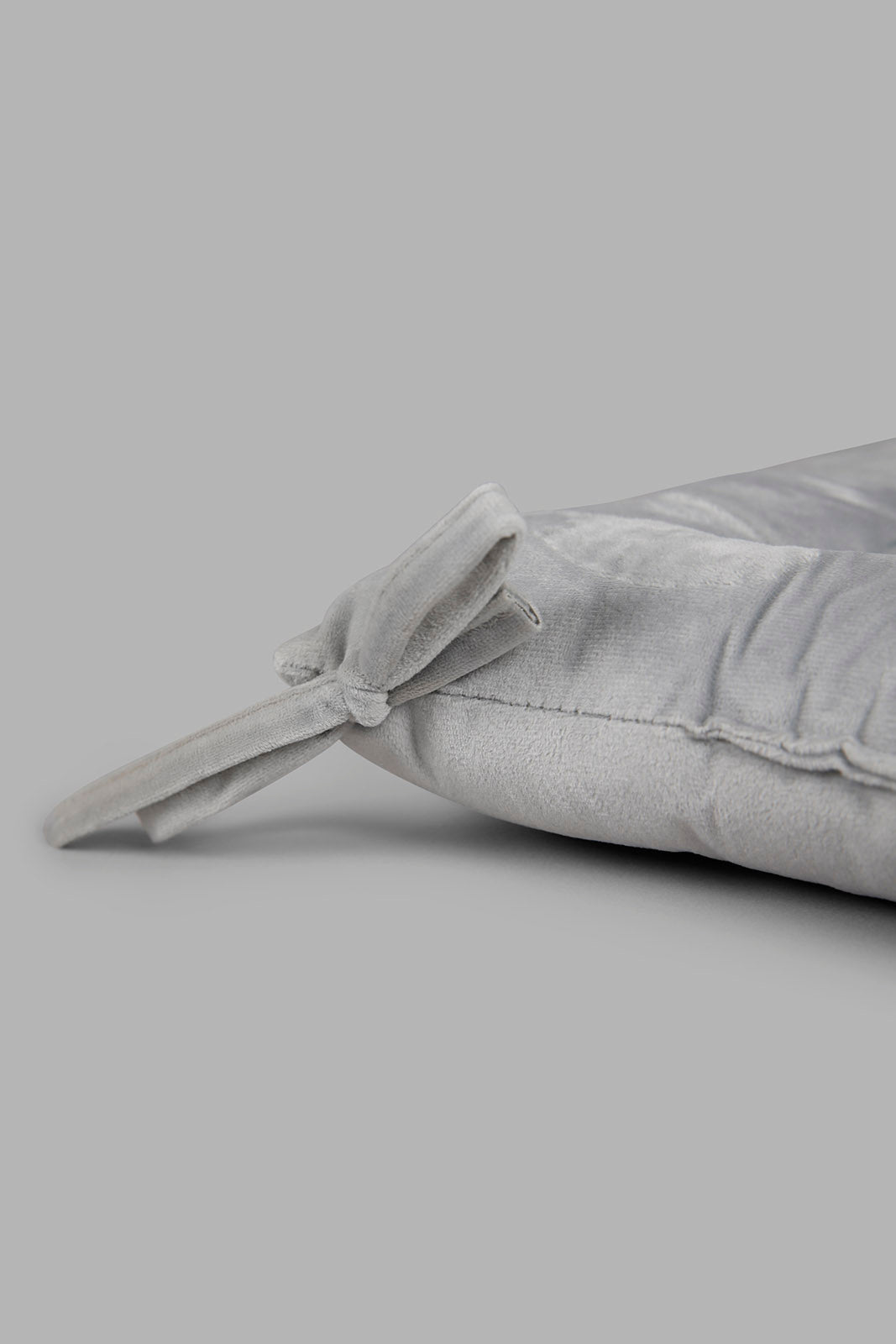 Redtag-Grey-Velvet-Chair-Pad-Category:Cushions,-Colour:Grey,-Deals:New-In,-Filter:Home-Bedroom,-HMW-BED-Cushions,-New-In-HMW-BED,-Non-Sale,-Section:Homewares,-W22A-Home-Bedroom-