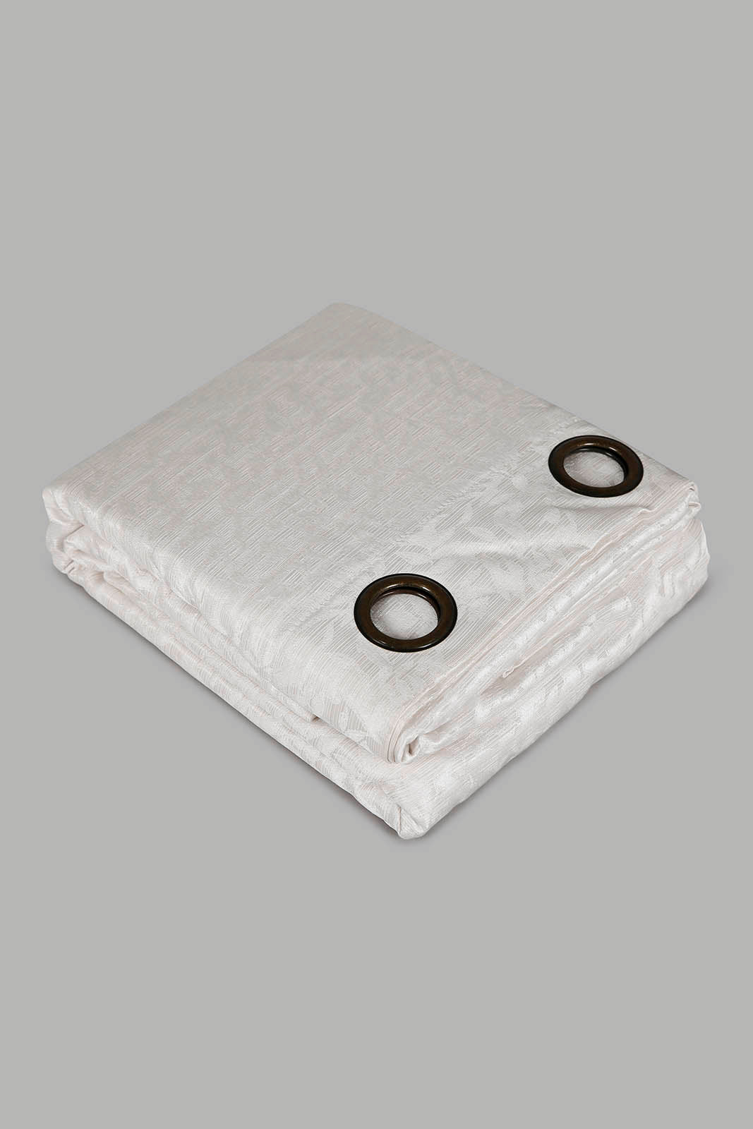 Redtag-Beige-2-Piece-Leaves-Jacquard-Curtain-With-Lining-Category:Curtains,-Colour:Beige,-Deals:New-In,-Filter:Home-Bedroom,-HMW-BED-Curtains,-New-In-HMW-BED,-Non-Sale,-Section:Homewares,-W22A-Home-Bedroom-