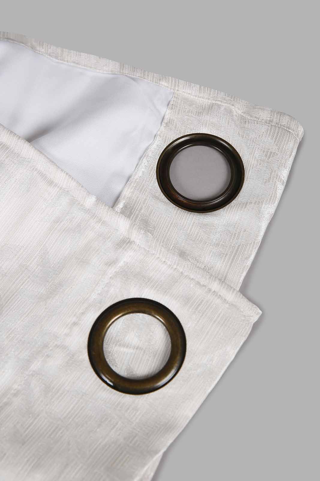 Redtag-Beige-2-Piece-Leaves-Jacquard-Curtain-With-Lining-Category:Curtains,-Colour:Beige,-Deals:New-In,-Filter:Home-Bedroom,-HMW-BED-Curtains,-New-In-HMW-BED,-Non-Sale,-Section:Homewares,-W22A-Home-Bedroom-