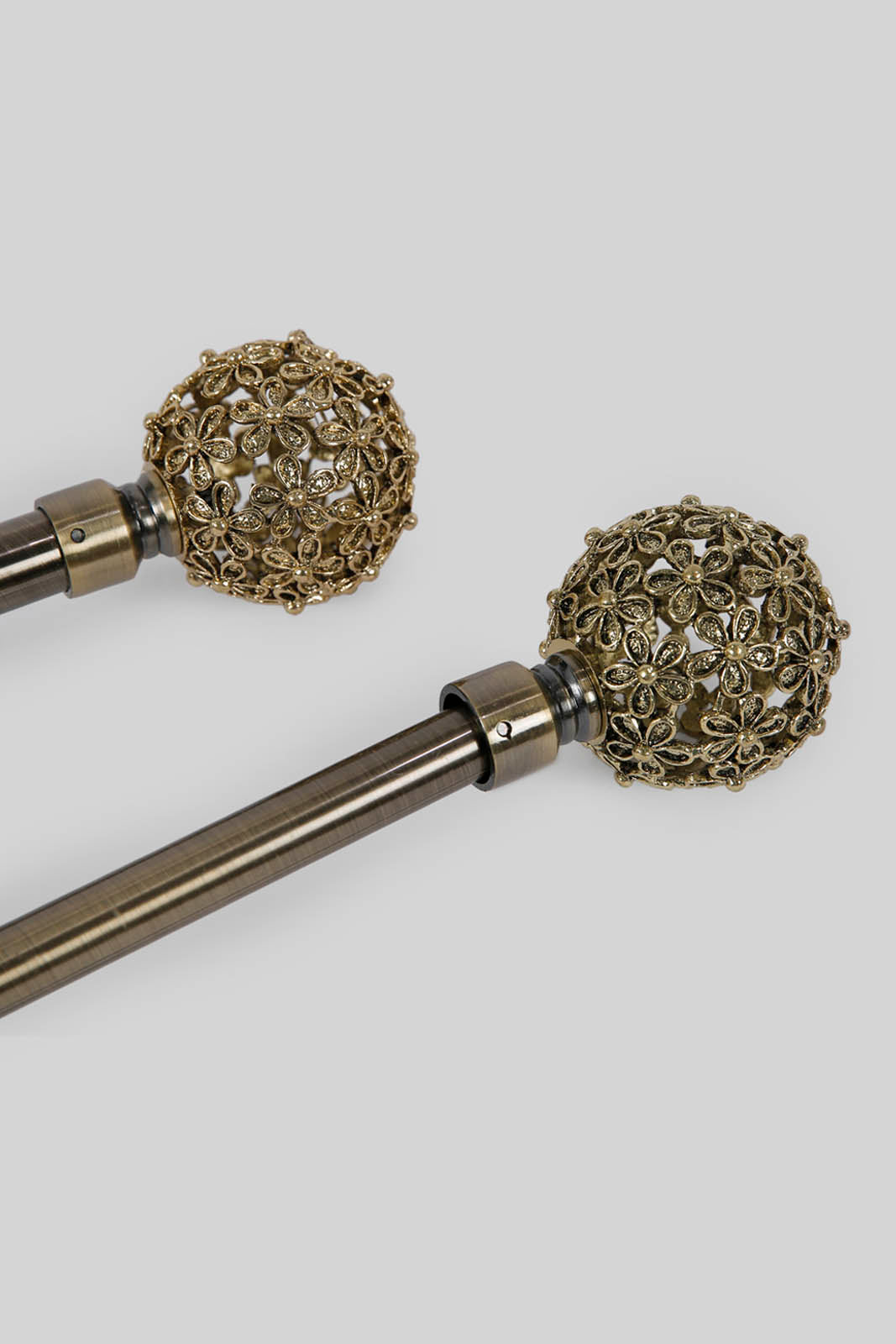 Redtag-Bronze-Extendable-Curtain-Rod-With-Cut-Work-Finials-(Single)-Category:Curtain-Rods,-Colour:Bronze,-Deals:New-In,-Filter:Home-Bedroom,-HMW-BED-Bedroom-Accessories,-New-In-HMW-BED,-Non-Sale,-Section:Homewares,-W22A-Home-Bedroom-