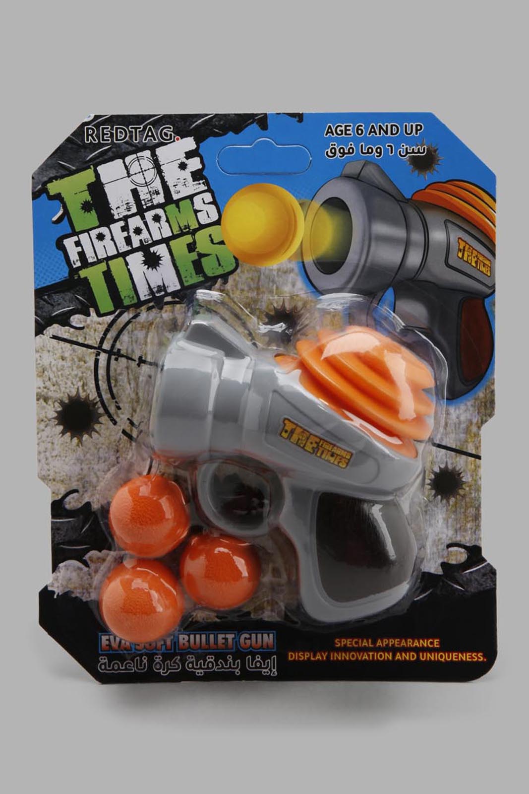 Redtag-Assorted-Eva-Soft-Bullet-Gun-365,-Category:Toys,-Colour:Assorted,-Filter:Toys-Accessories,-IMP-Toys,-New-In,-New-In-IMP-ACC,-Non-Sale,-Section:Girls-(0-to-14Yrs)-Toys-