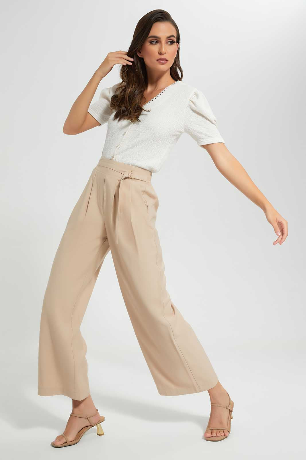 Redtag-Ivory-Textured-Blouse-Category:Blouses,-Colour:Ivory,-Deals:New-In,-Filter:Women's-Clothing,-LDC,-LDC-Blouses,-New-In-LDC,-Non-Sale,-Section:Women,-W22O-Women's-