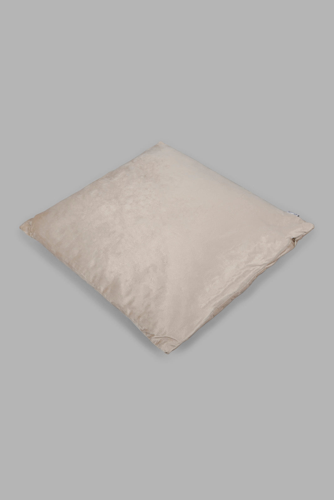 Redtag-Beige-Dotted-Plain-Velvet-Cushion-Category:Cushions,-Colour:Beige,-Deals:New-In,-Filter:Home-Bedroom,-HMW-BED-Cushions,-New-In-HMW-BED,-Non-Sale,-Section:Homewares,-W22A-Home-Bedroom-