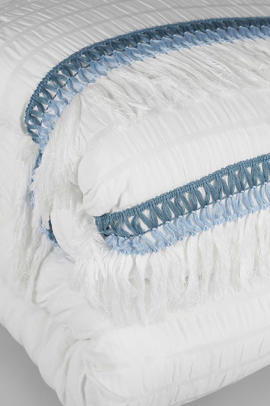 Redtag-Teal-7-Piece-Jacqard-Comforter-Set-(King-Size)-Category:Comforters,-Colour:Teal,-Deals:New-In,-Filter:Home-Bedroom,-HMW-BED-Comforters,-New-In-HMW-BED,-Non-Sale,-Section:Homewares,-W22A-Home-Bedroom-