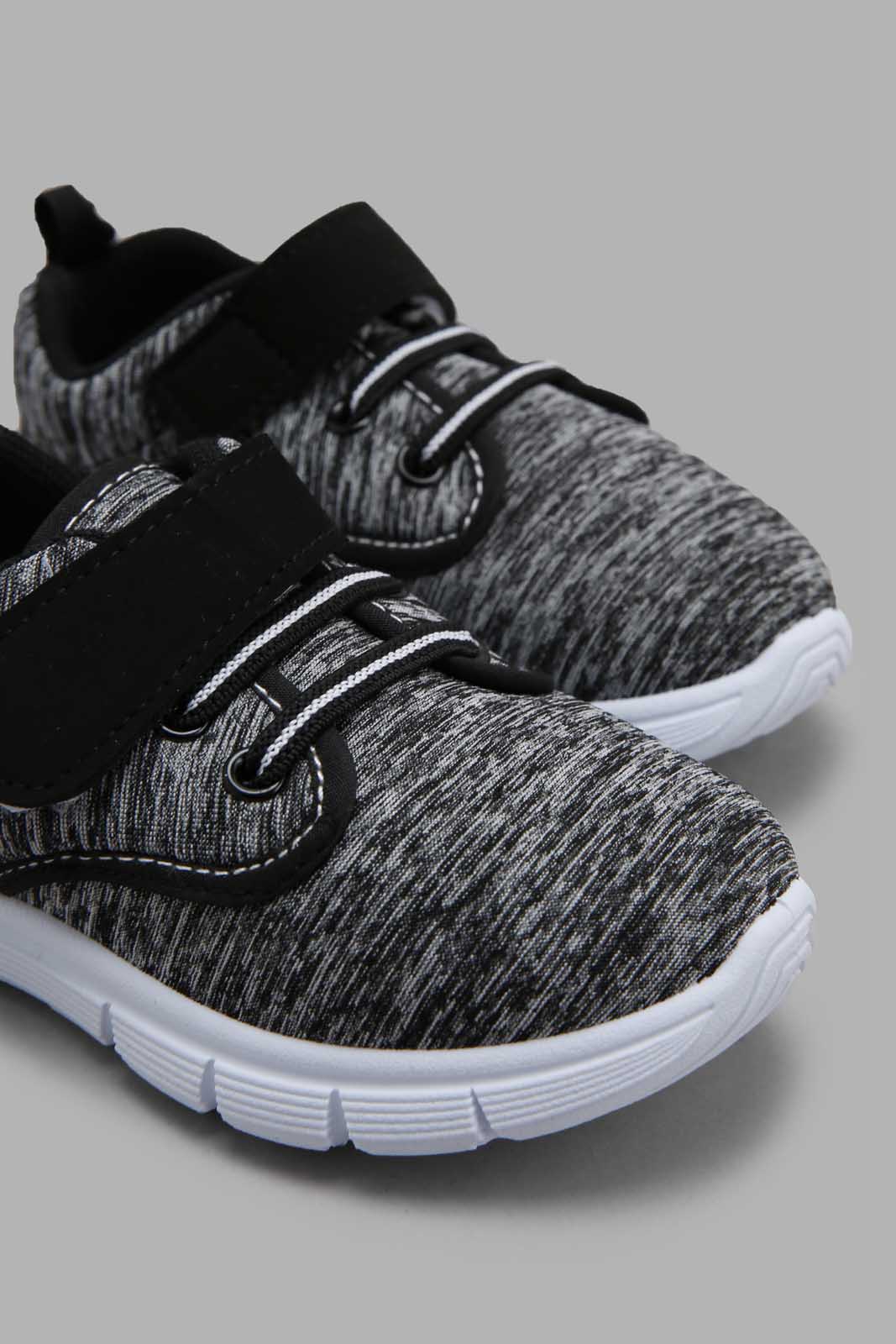 Redtag-Grey-Velcro-Strap-Pump-Category:Trainers,-Colour:Grey,-Deals:New-In,-Filter:Boys-Footwear-(1-to-3-Yrs),-INB-Trainers,-New-In-INB-FOO,-Non-Sale,-Section:Boys-(0-to-14Yrs),-W22B-Infant-Boys-1 to 3 Years