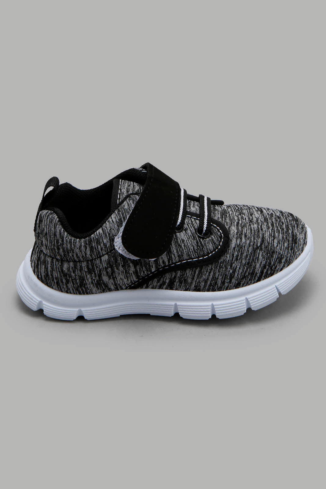 Redtag-Grey-Velcro-Strap-Pump-Category:Trainers,-Colour:Grey,-Deals:New-In,-Filter:Boys-Footwear-(1-to-3-Yrs),-INB-Trainers,-New-In-INB-FOO,-Non-Sale,-Section:Boys-(0-to-14Yrs),-W22B-Infant-Boys-1 to 3 Years