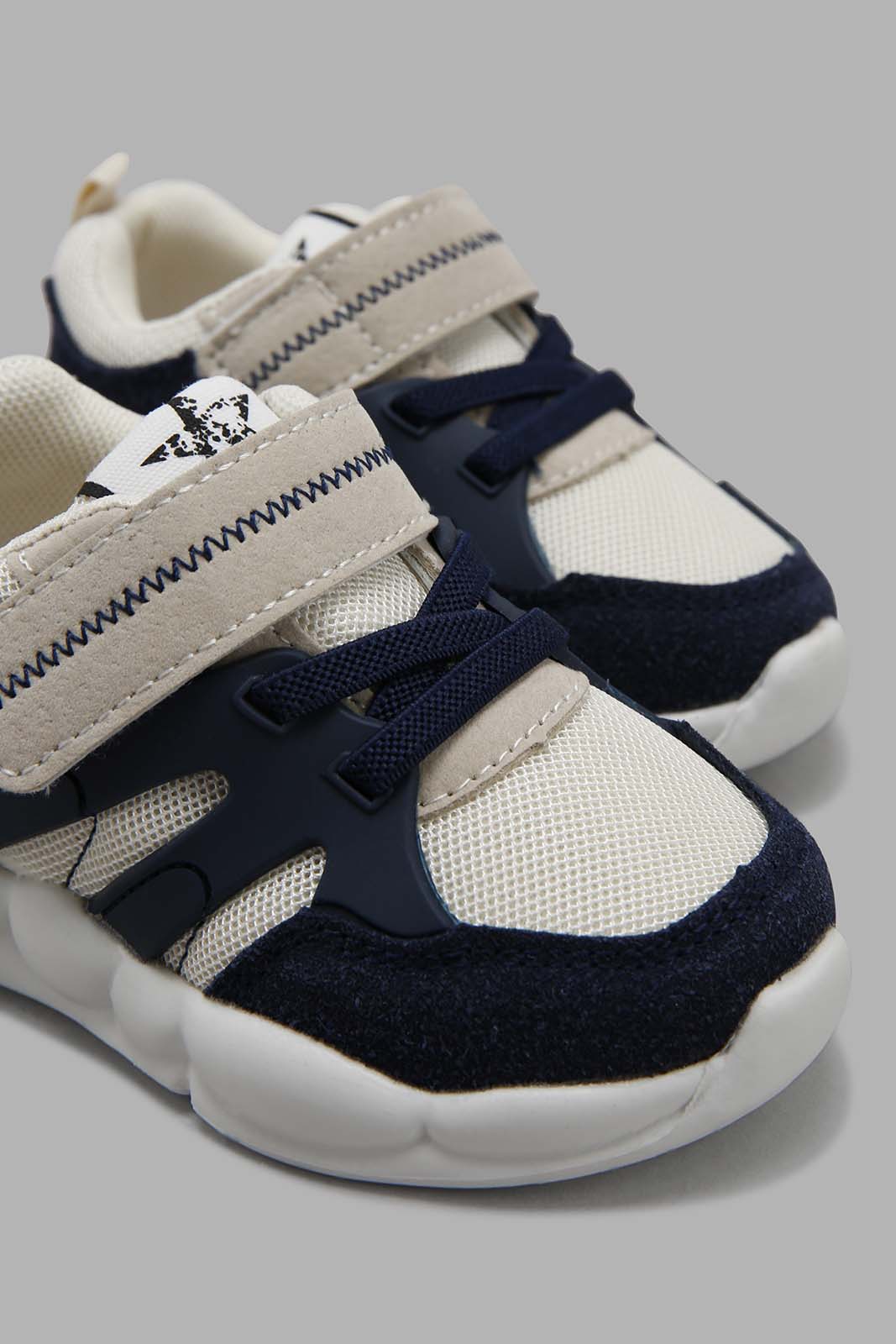 Redtag-Beige-Chunky-Sneaker-Category:Shoes,-Colour:Beige,-Deals:New-In,-Filter:Boys-Footwear-(1-to-3-Yrs),-INB-Shoes,-New-In-INB-FOO,-Non-Sale,-Section:Boys-(0-to-14Yrs),-W22B-Infant-Boys-1 to 3 Years